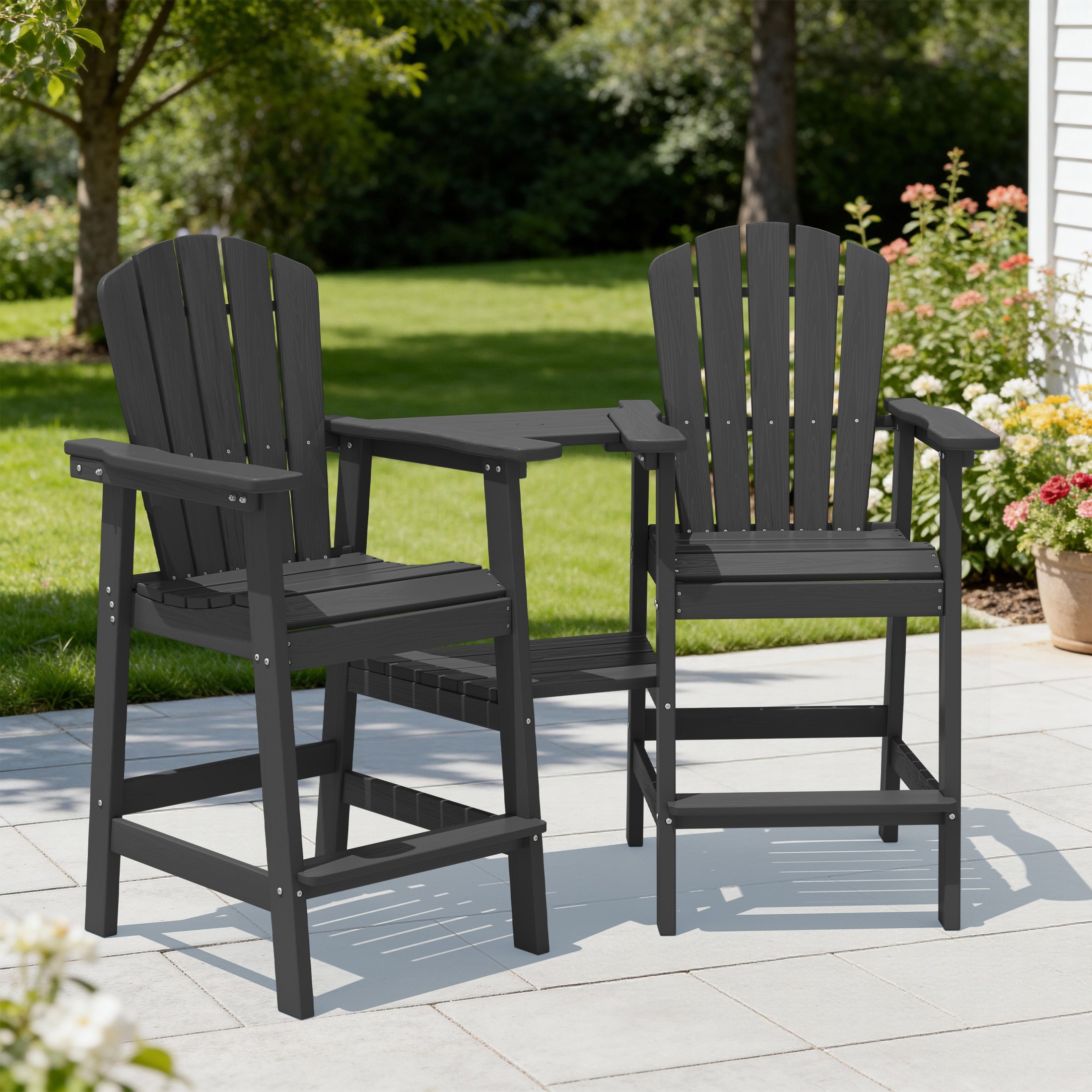 Serwall SW-2DPHC-BK Patio-Chairs - View #2