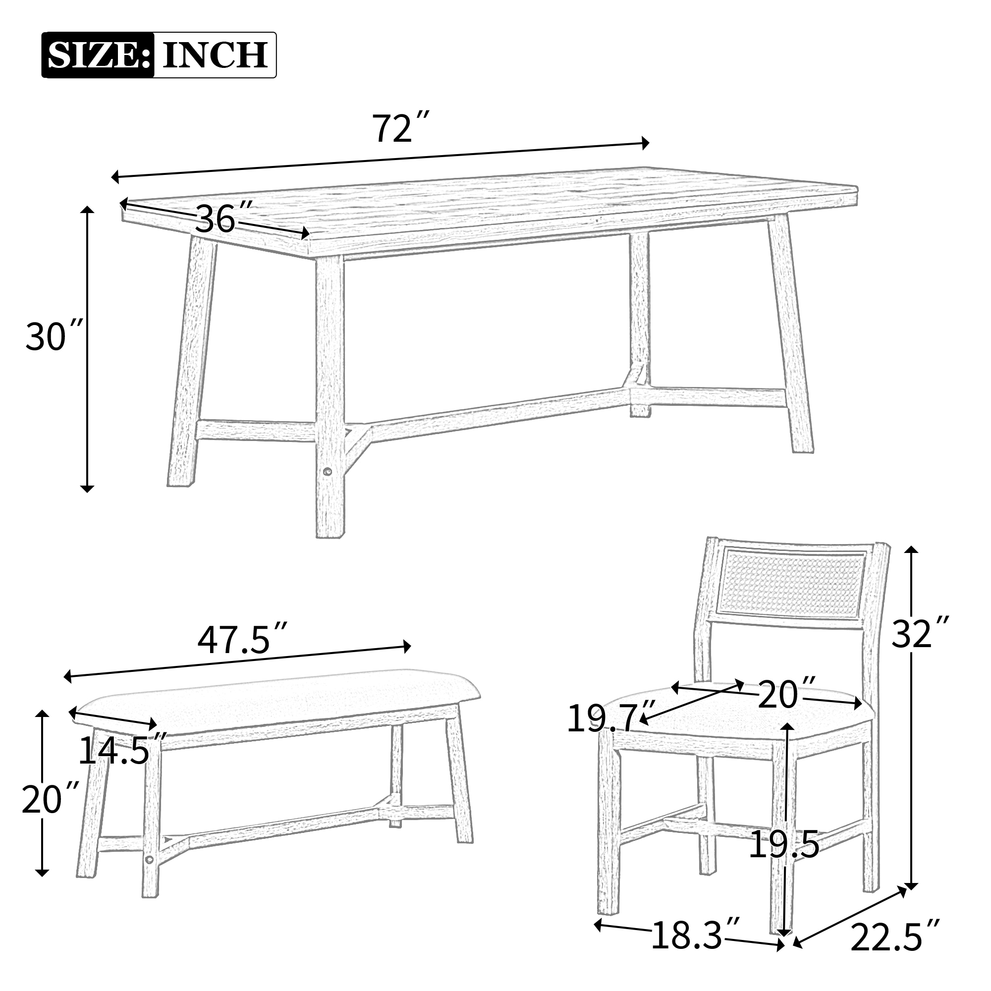 SINOFURN SYA330110BN Dining-Sets - View #15