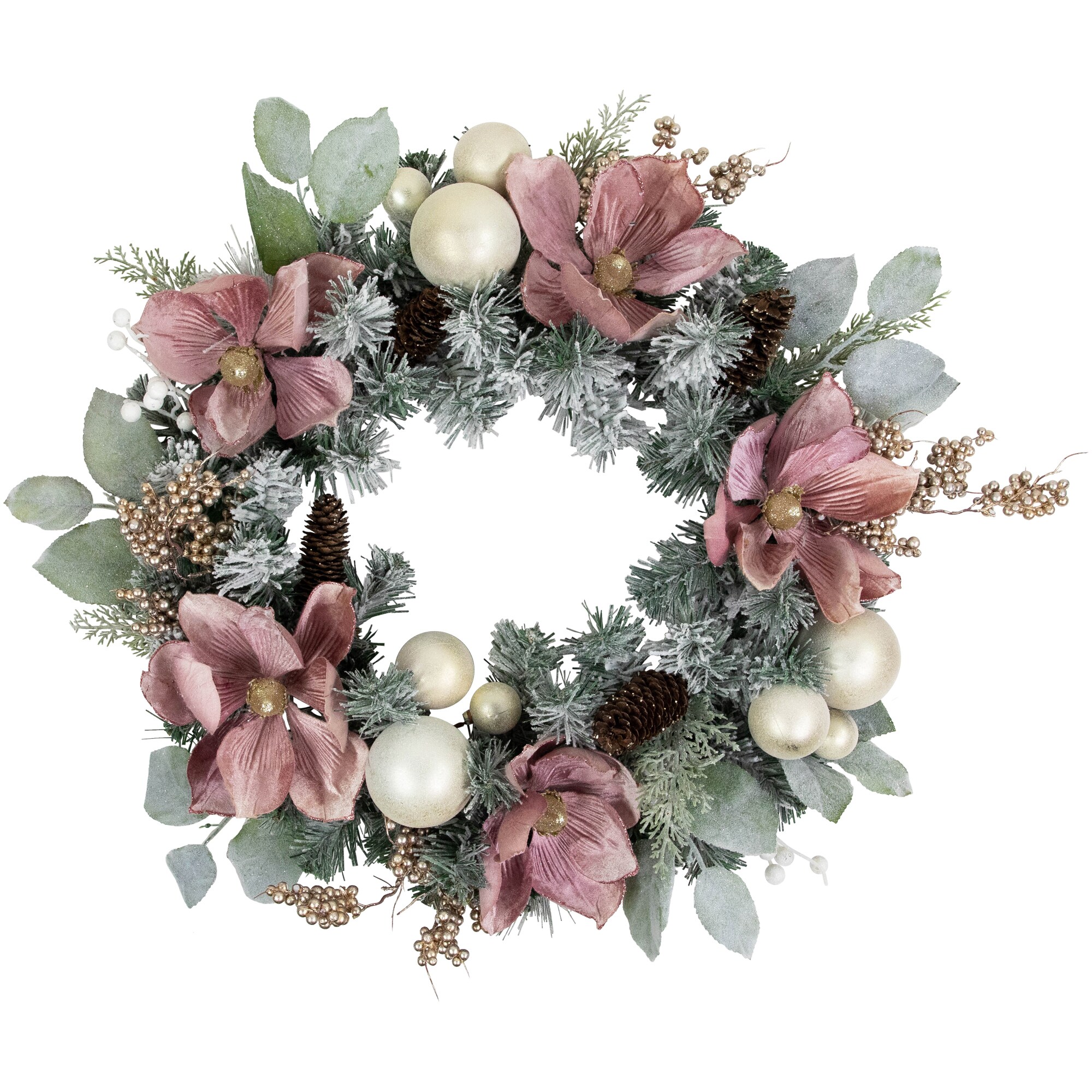 Northlight 35688249 24-in Indoor Green Pine Artificial Christmas Wreath