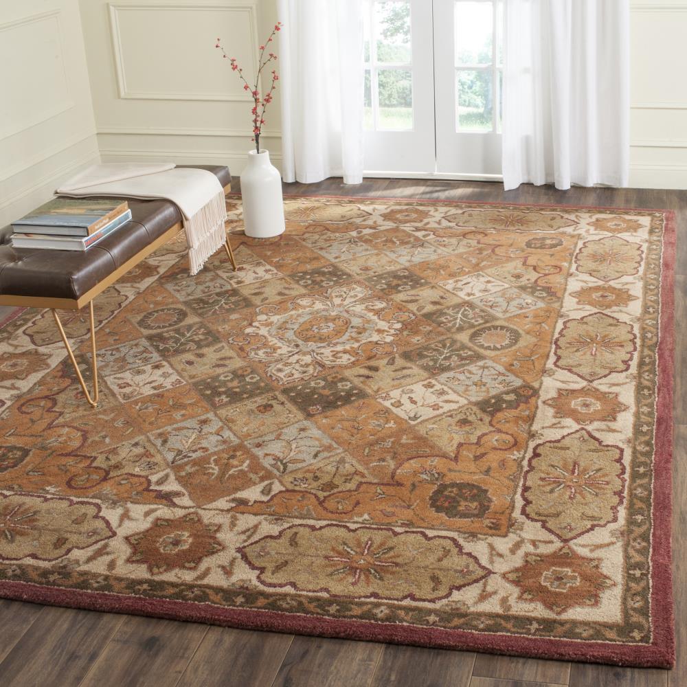 Ivory Hand-Tufted Wool 4' x 6' Area Rug