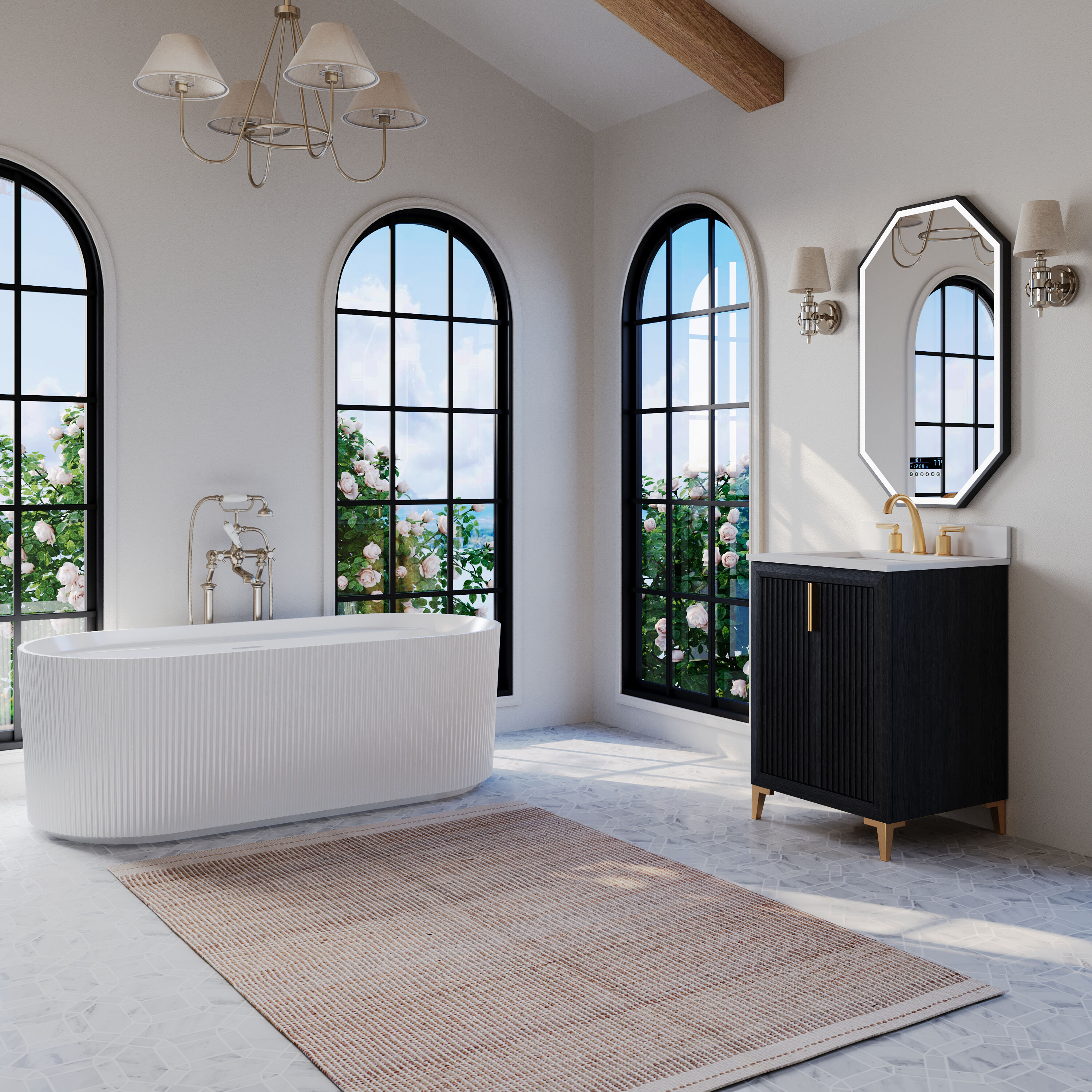 Ancerre Designs VTSTURLINGTON24RBOWQ Bath-Vanity-Combo - View #11