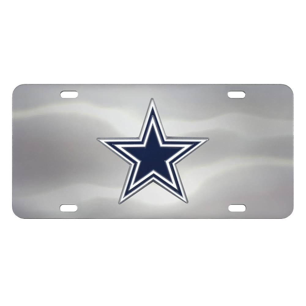 : Dallas Cowboys NFL Black Metal Hitch Cover with 3D