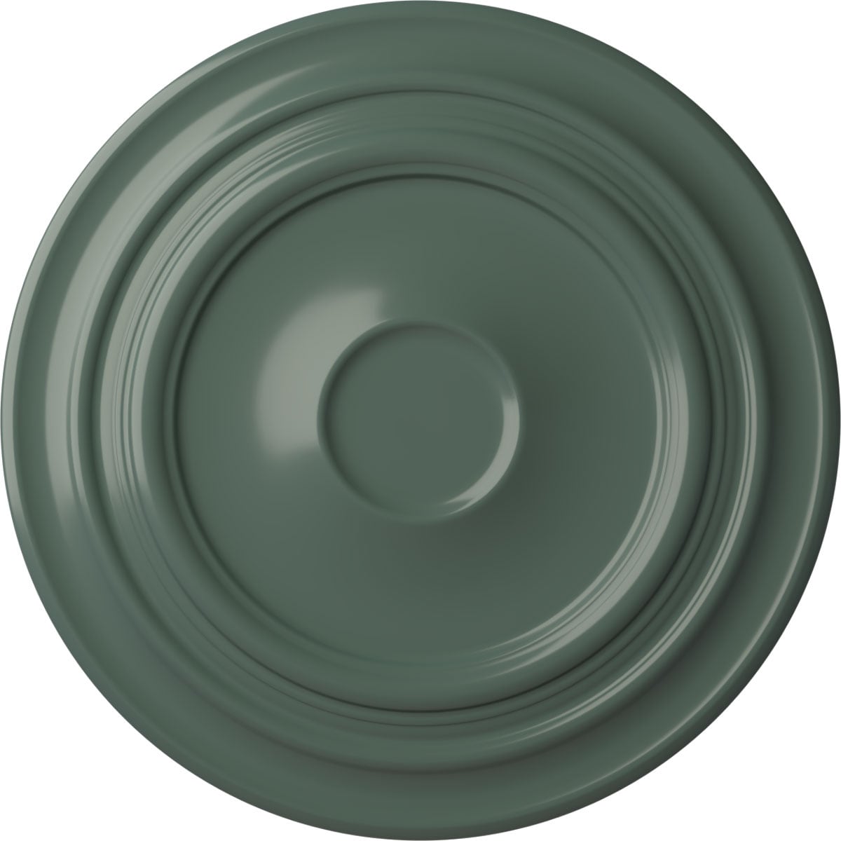 Ekena Millwork CM32GICBF Giana 32.625-in W x 32.625-in L Painted Cloud Burst Polyurethane Whole Ceiling Medallion