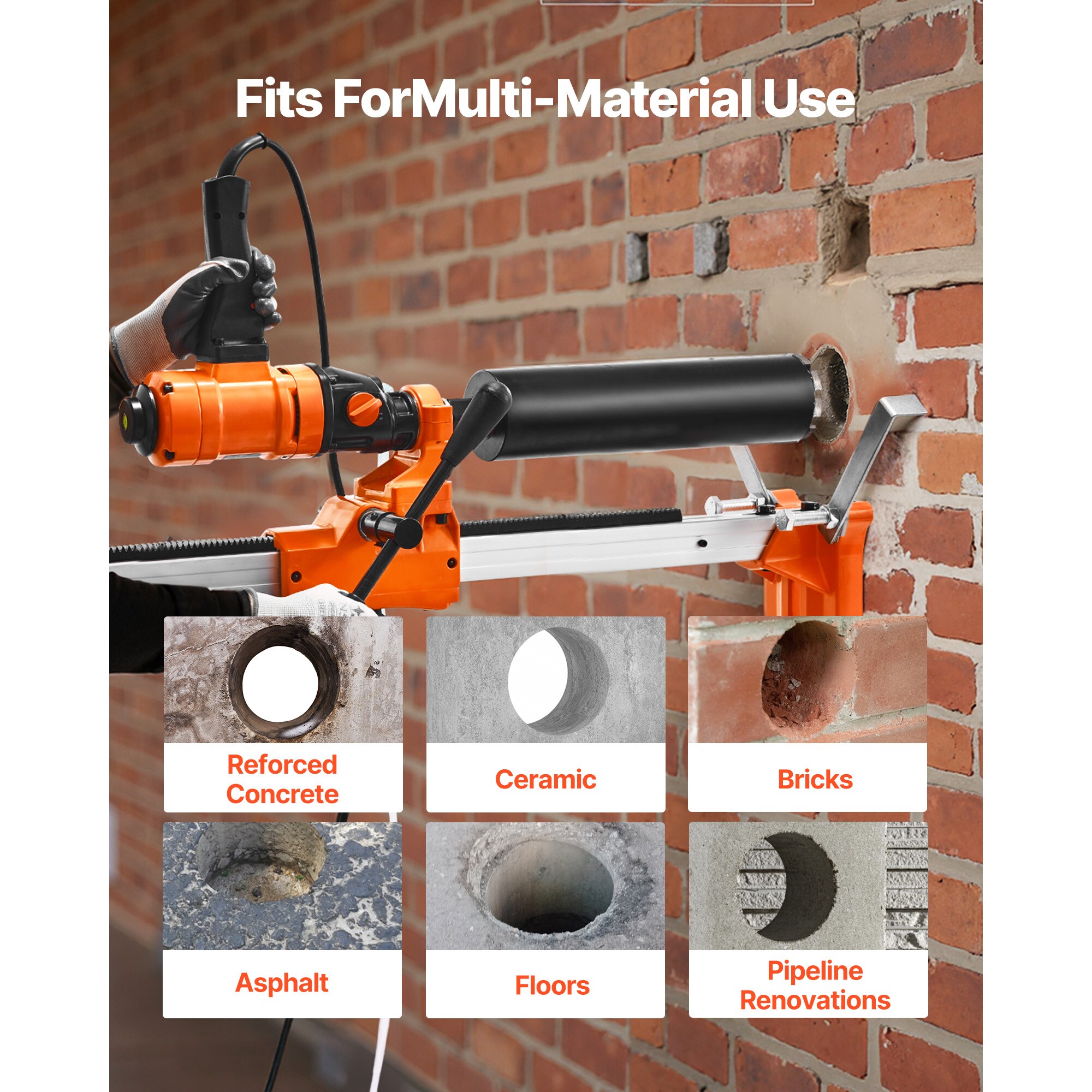VEVOR SCSCJGSZKJ4Y08171V1 Cordless-Rotary-Hammers - View #5