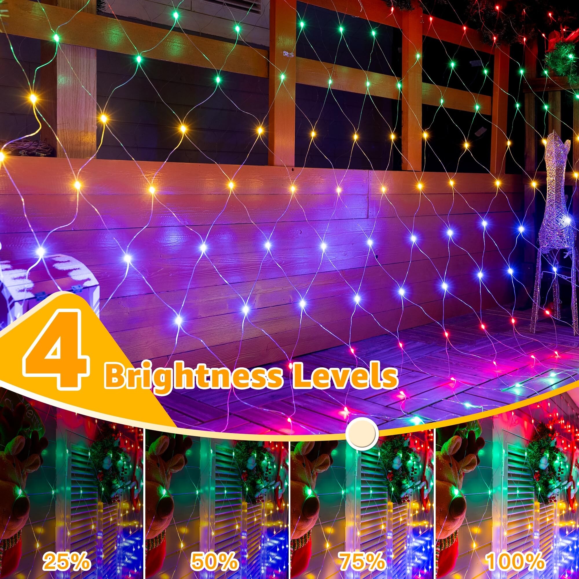 Lukvuzo LLU0603L016 Christmas-Net-Lights - View #6