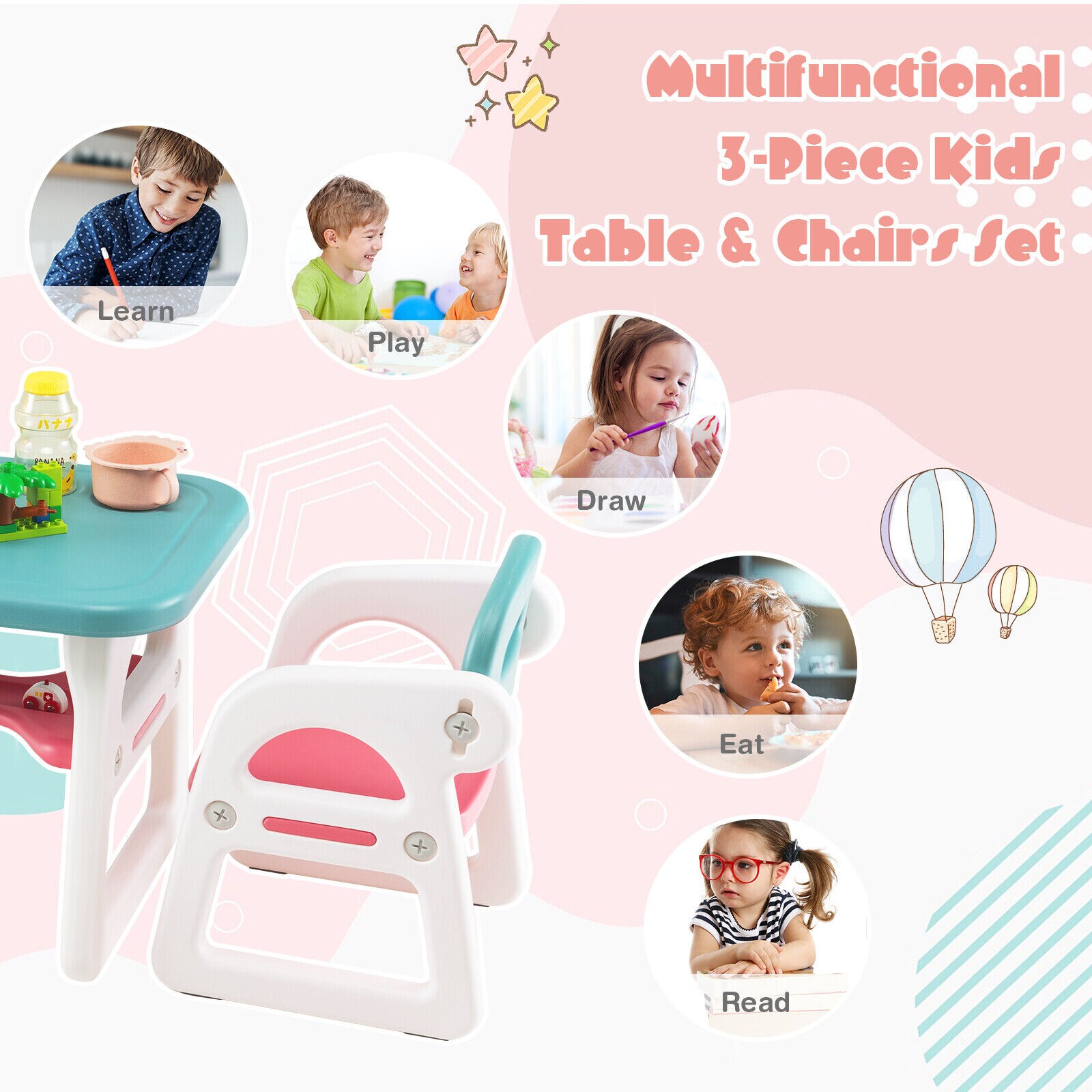 SUGIFT ZMLW014SUGHY1456 Kids-Play-Tables - View #7