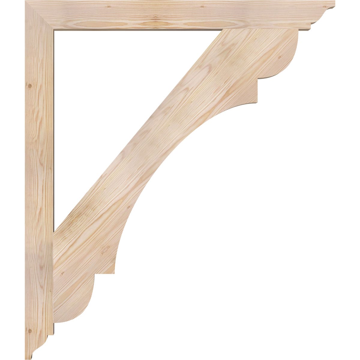 Ekena Millwork BKT04X38X44OLY01SDF Exterior-Brackets-Braces - View #3