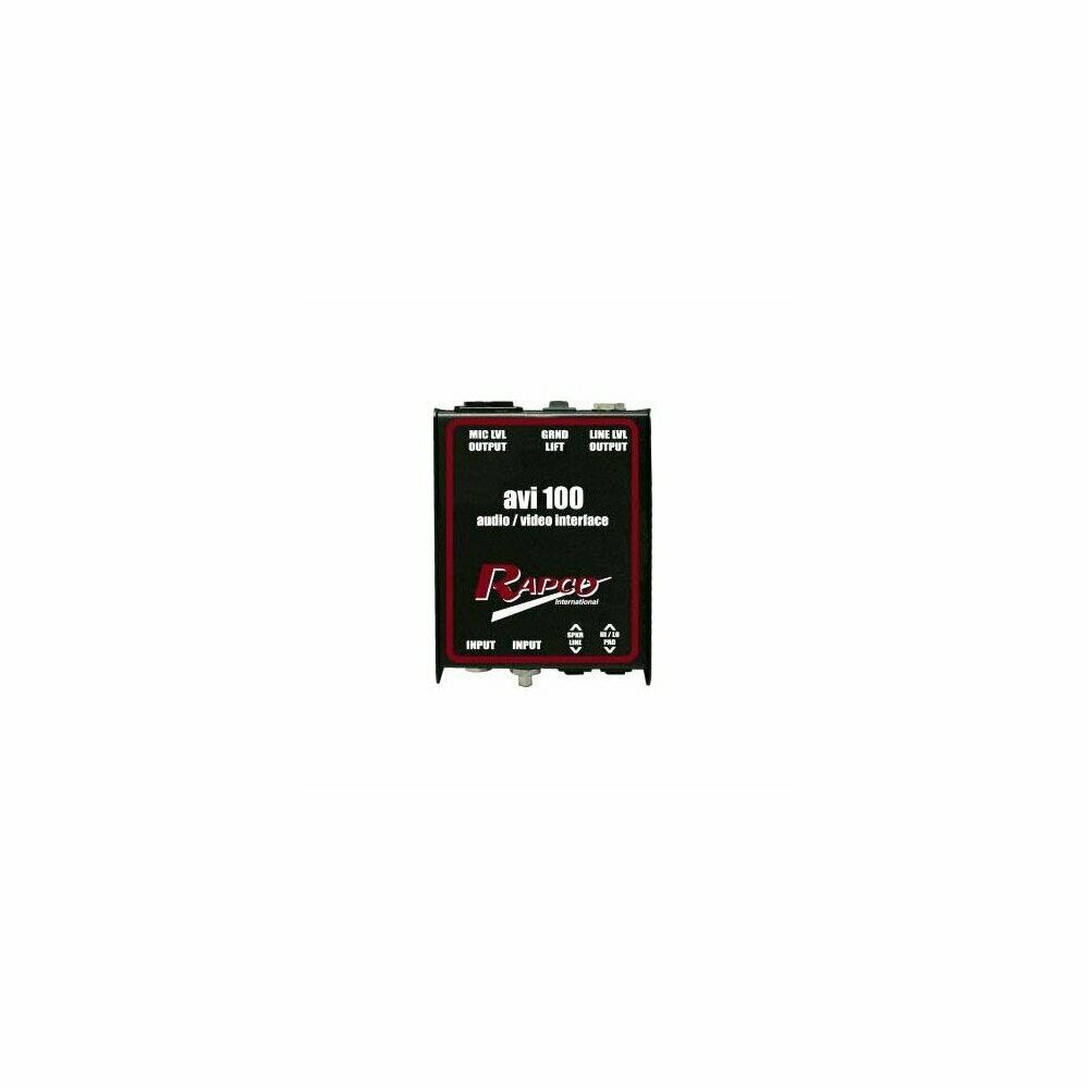  TCNCD347227 Rapco AVI-100 Audio-Video Interface and Level Matching Transformer
