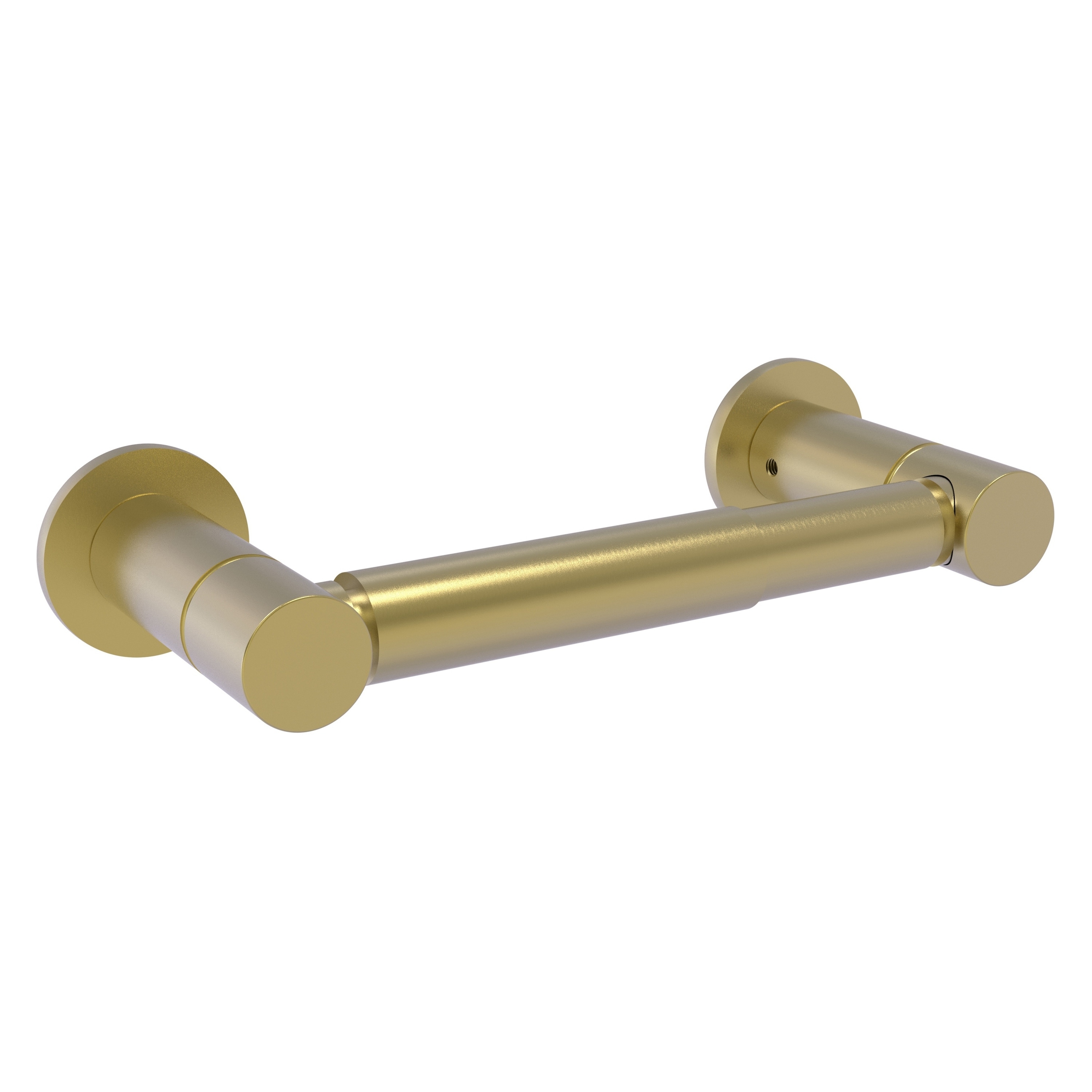 Allied Brass FR-24-SBR Fresno Satin Brass Wall mount Double post Toilet Paper Holder 1 -Rolls
