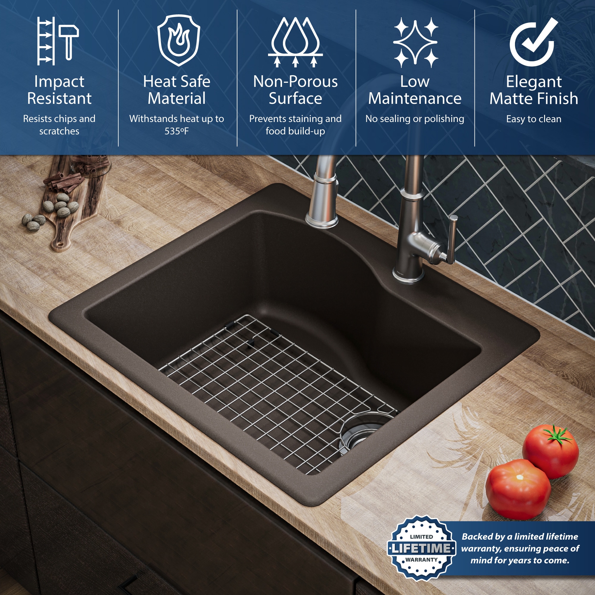 Karran QT-671-BR-PK1 Kitchen-Sinks - View #6