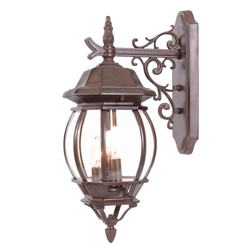 Acclaim Lighting 5152BW Chateau 3 -Light 22-in H Brown Hardwired Outdoor Wall Light