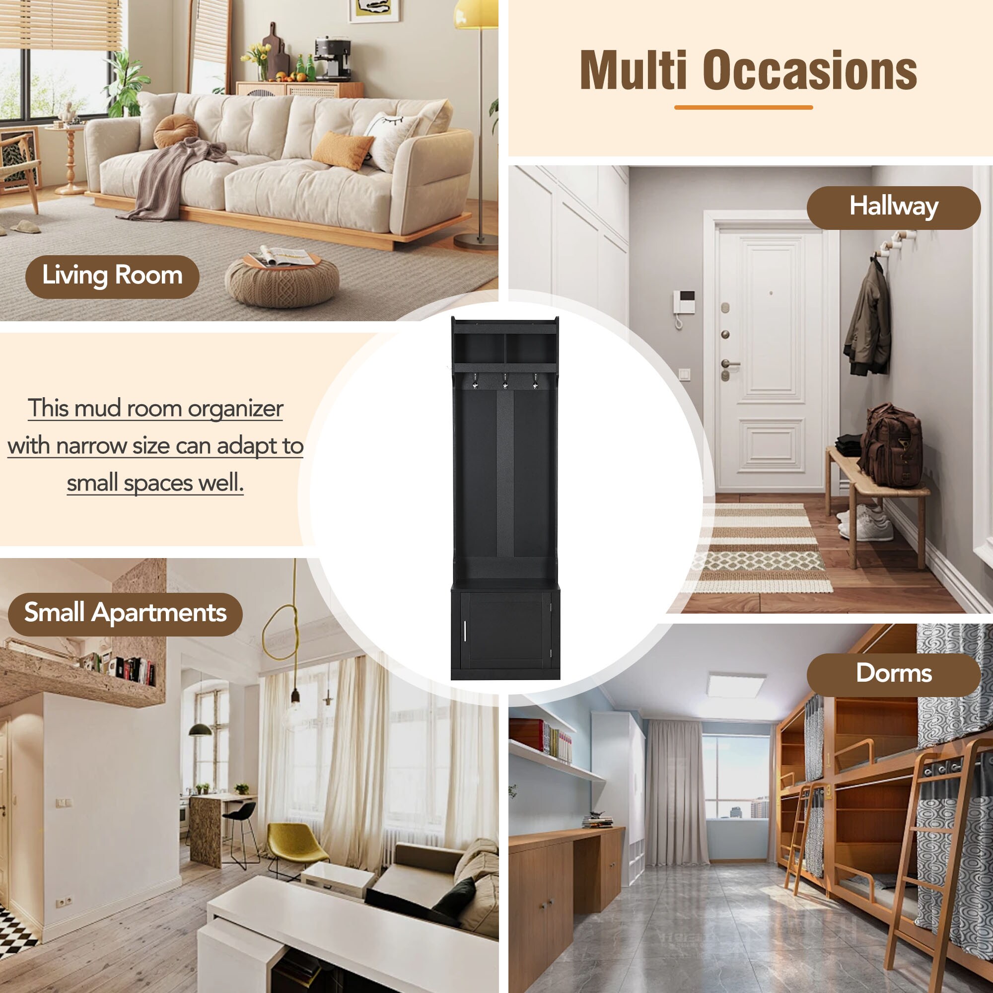 ModernLuxe N721P249243B Coatrack-Stands-Pedestals - View #2