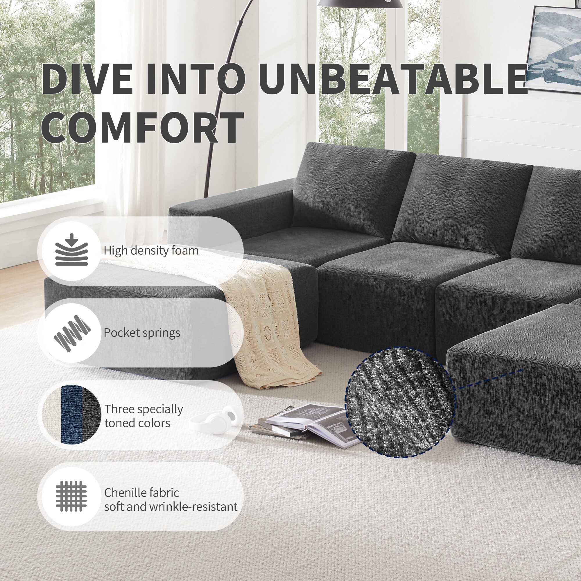 LUXEYARD DS-X-224-SOFA18 Sofas-Loveseats - View #5