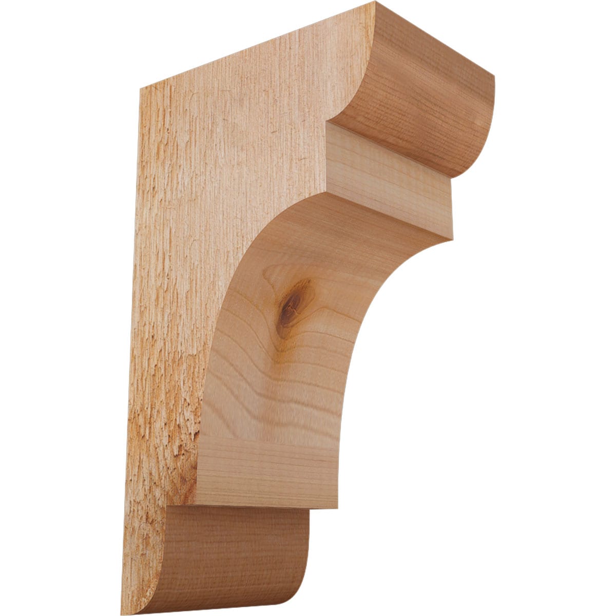 Ekena Millwork COR04X06X10NEB00RWR 4-in x 6-in x 10-in New brighton Unfinished Western red cedar Wood Paintable/Stainable Corbel