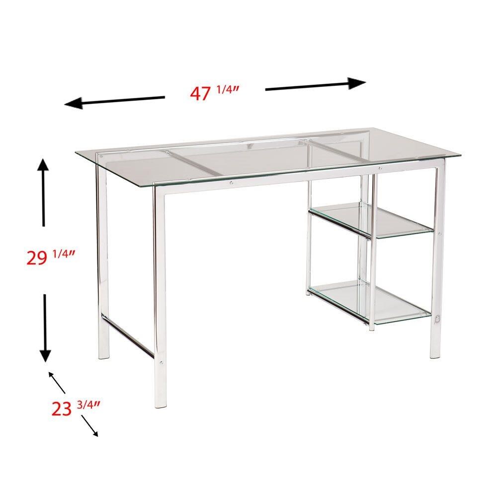 Lowes glass deals desk