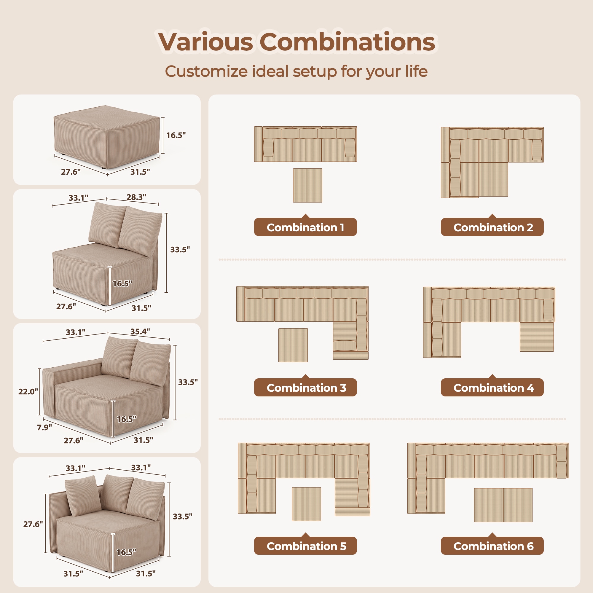 ALTRIGUS 6L-GOGO800-61-AL Sofas-Loveseats - View #4