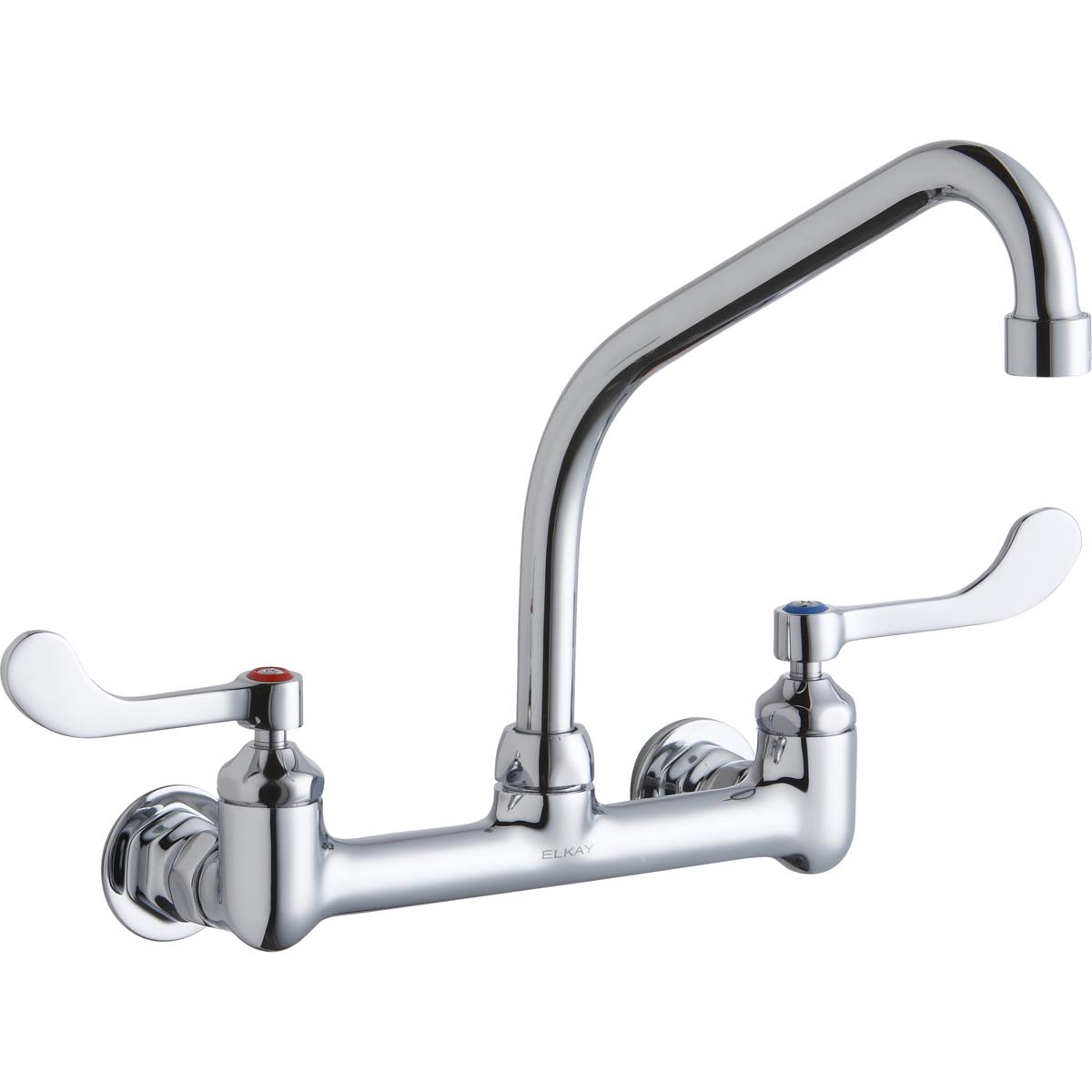 Elkay LK940HA08T4H Chrome 2-handle Utility Faucet