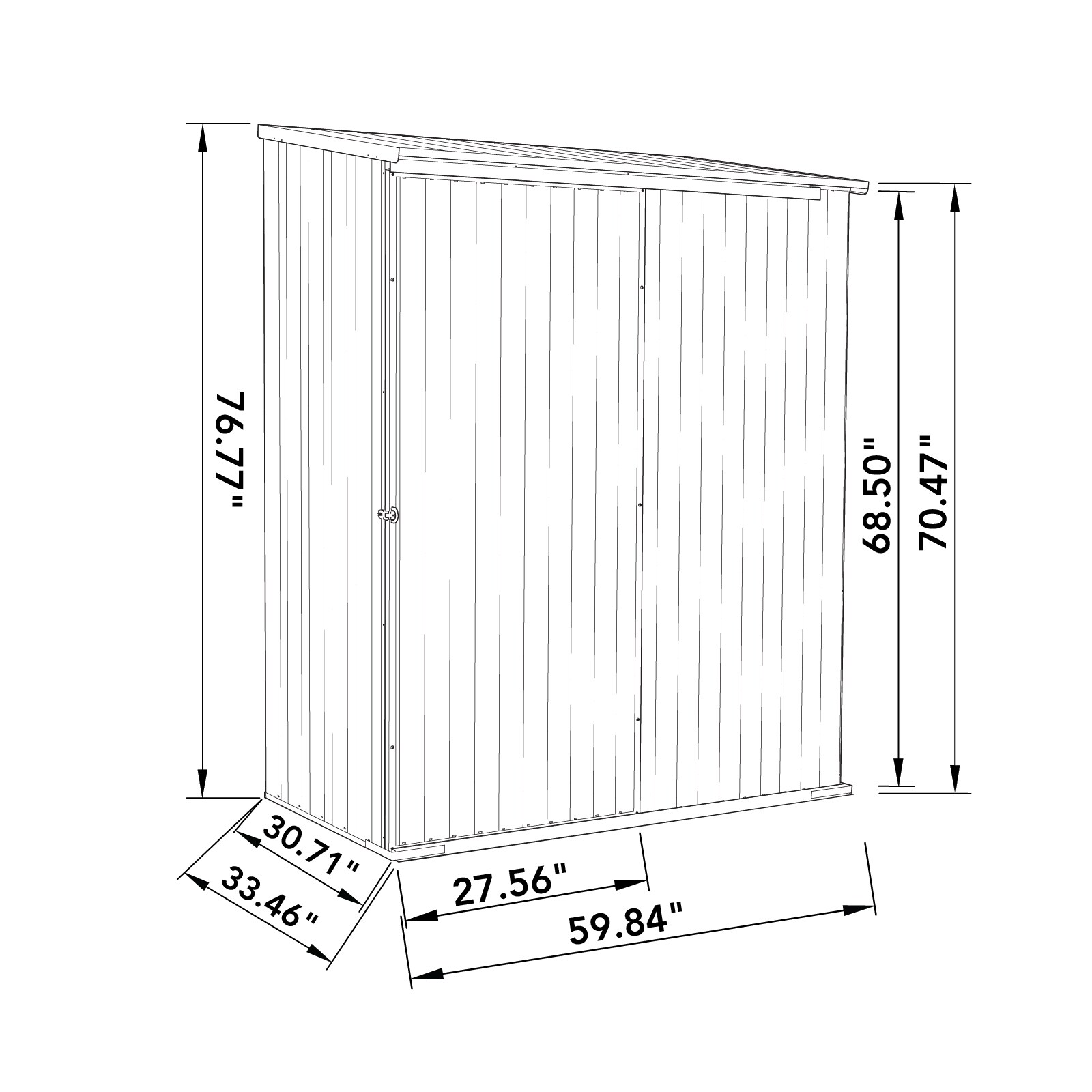 ABSCO AB1046 Metal-Storage-Buildings-Sheds - View #5