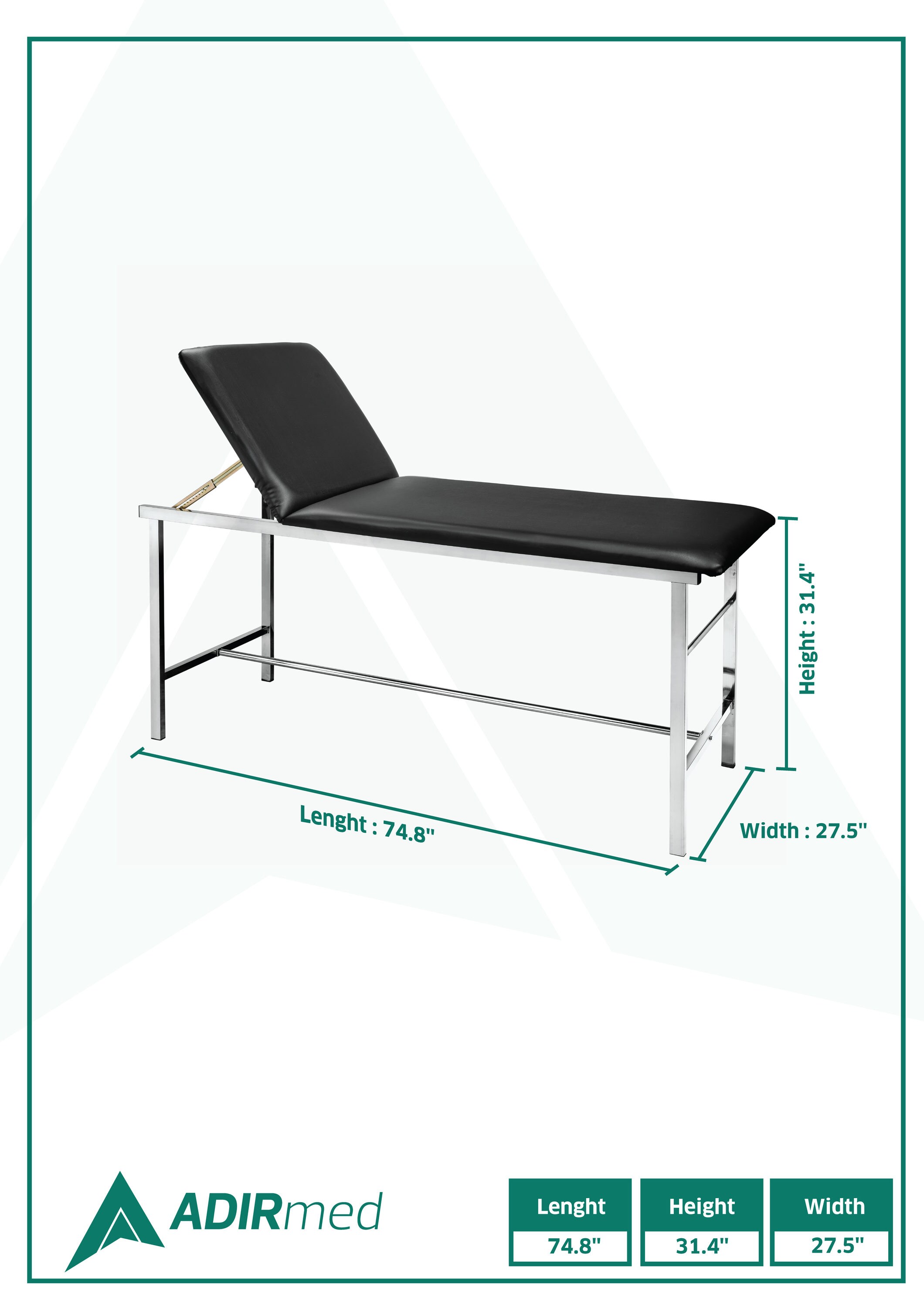 AdirMed ADI996-01-BLK Office-Tables - View #4