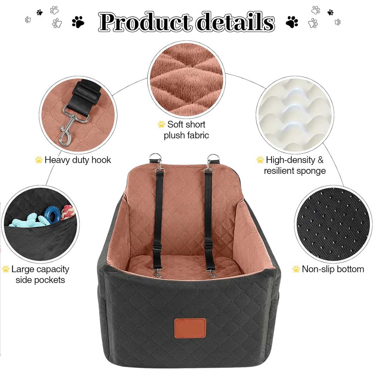 Aoibox LADS0917046 Dog-Car-Seats - View #5