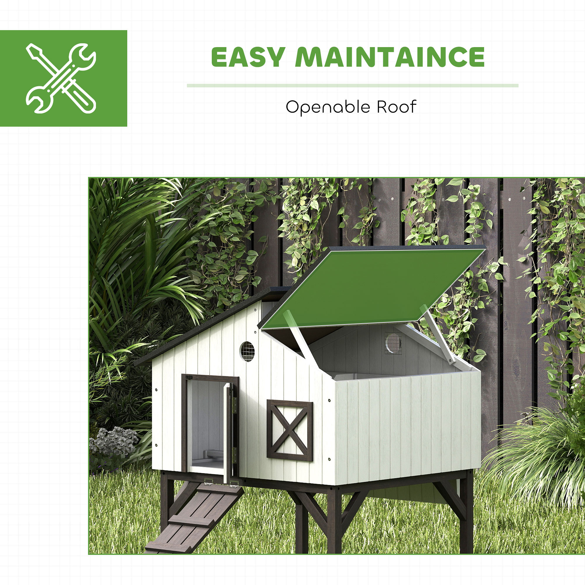 Tinyhomie LW-X-ASKARL623 Chicken-Coops-Rabbit-Hutches - View #4