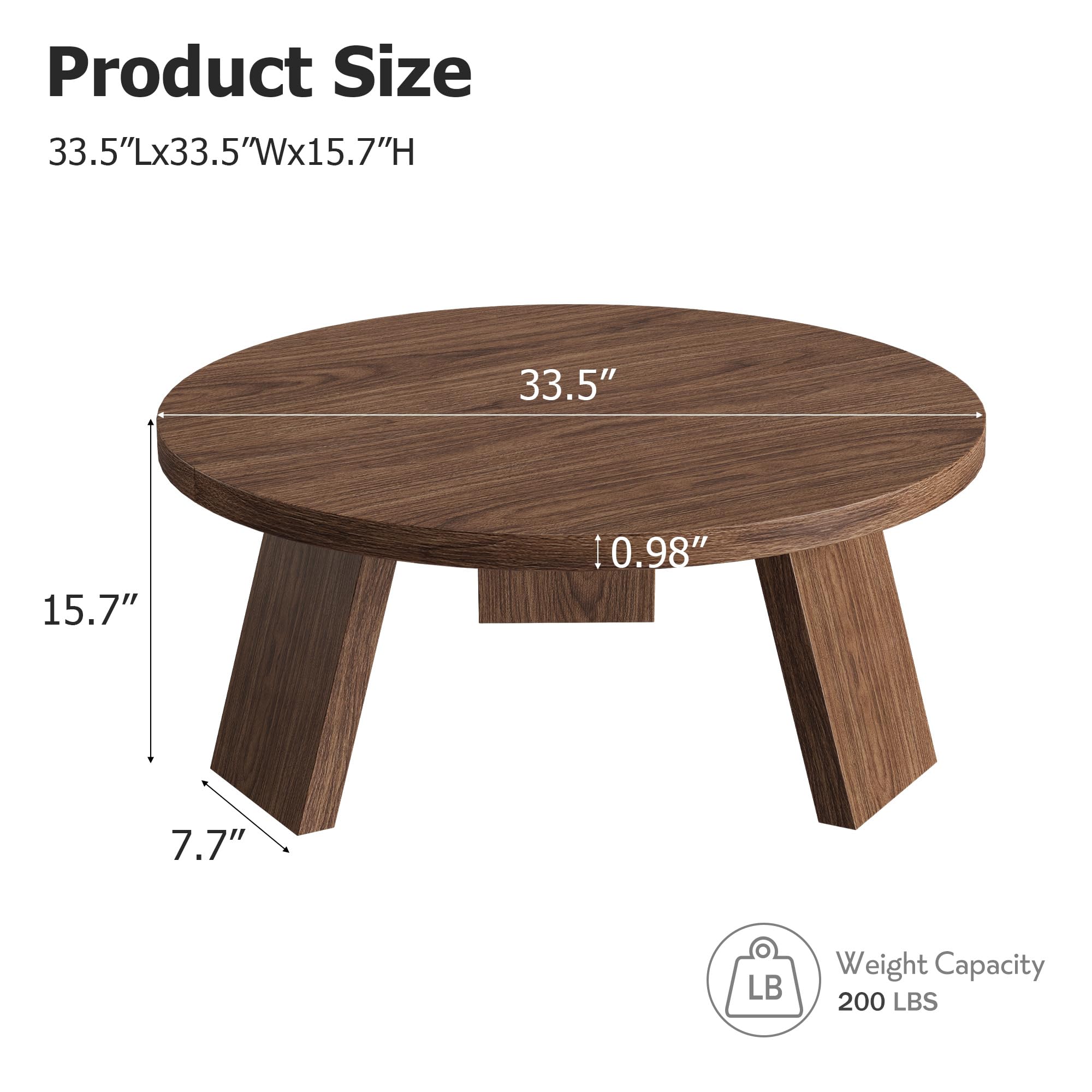 Garvee MYM-PHK-37BQ35WI Coffee-Tables - View #3