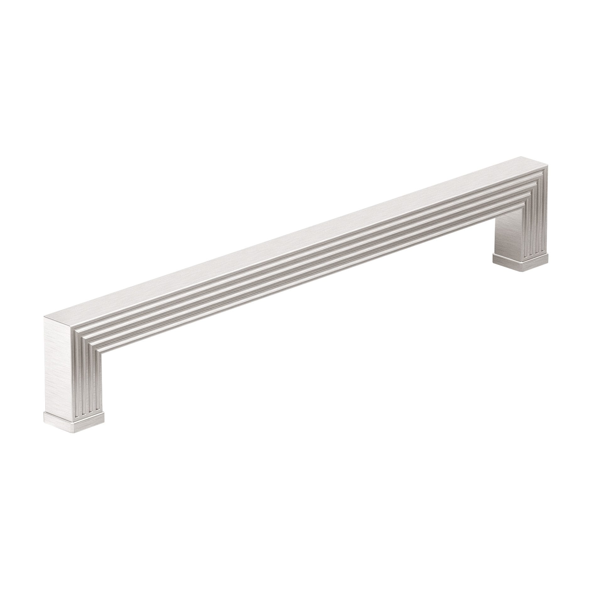 Richelieu BP8788320195 Como 12-5/8-in , 320mm Center to Center Brushed Nickel Rectangular Handle