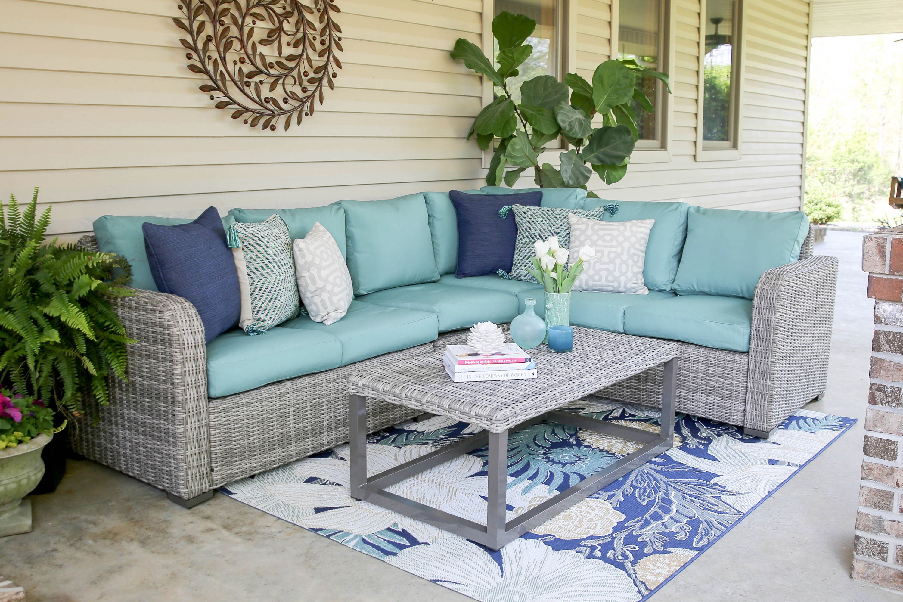 Leisure Made 299231-BLU Patio-Conversation-Sets - View #5