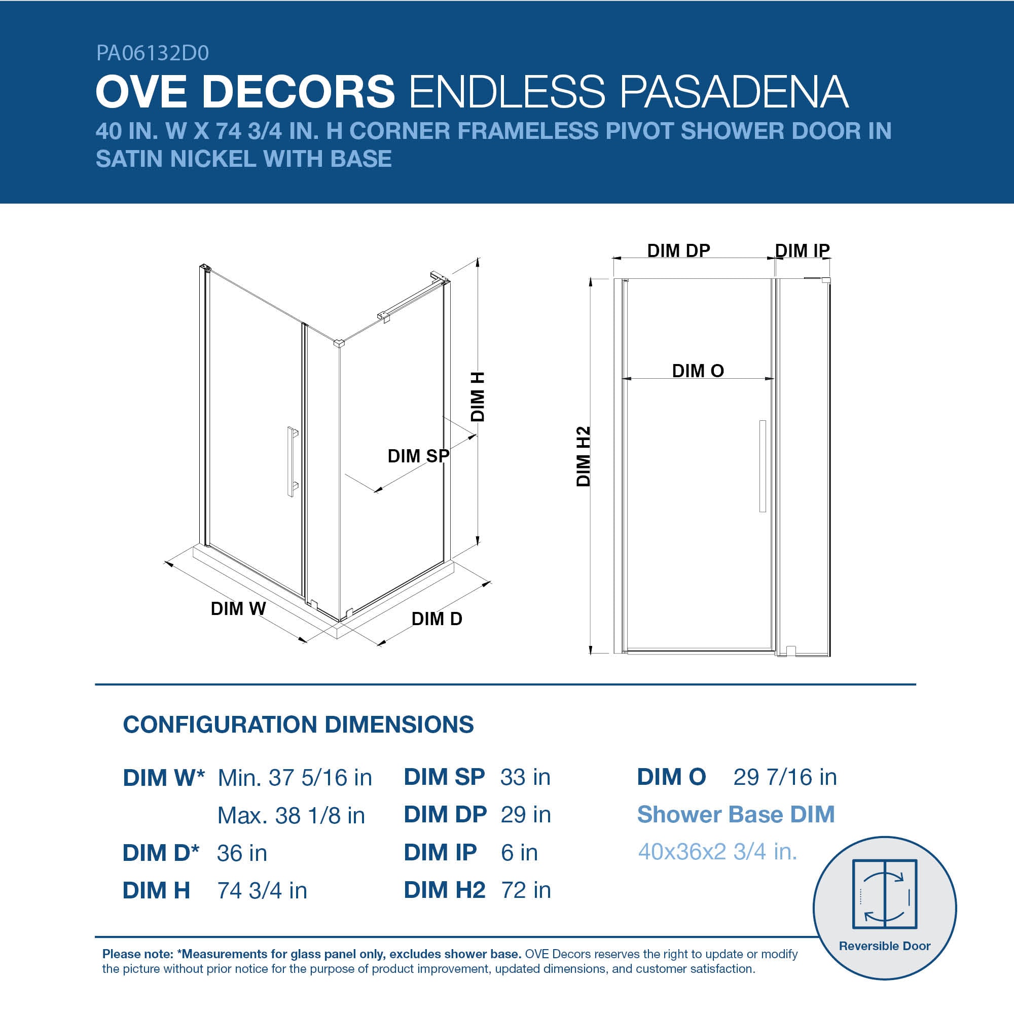 OVE Decors 828796063371 Alcove-Shower-Kit - View #2