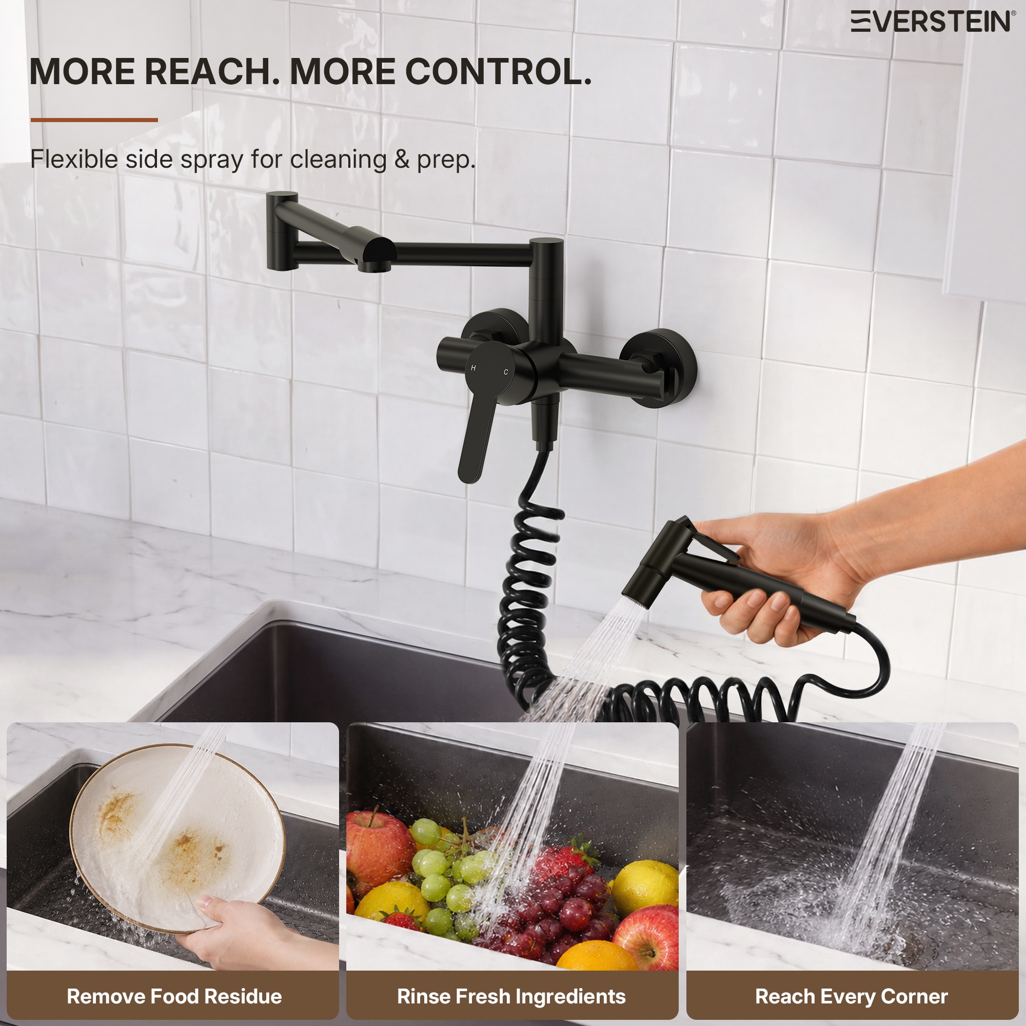 EVERSTEIN SFS-1087-BK Kitchen-Faucets - View #3