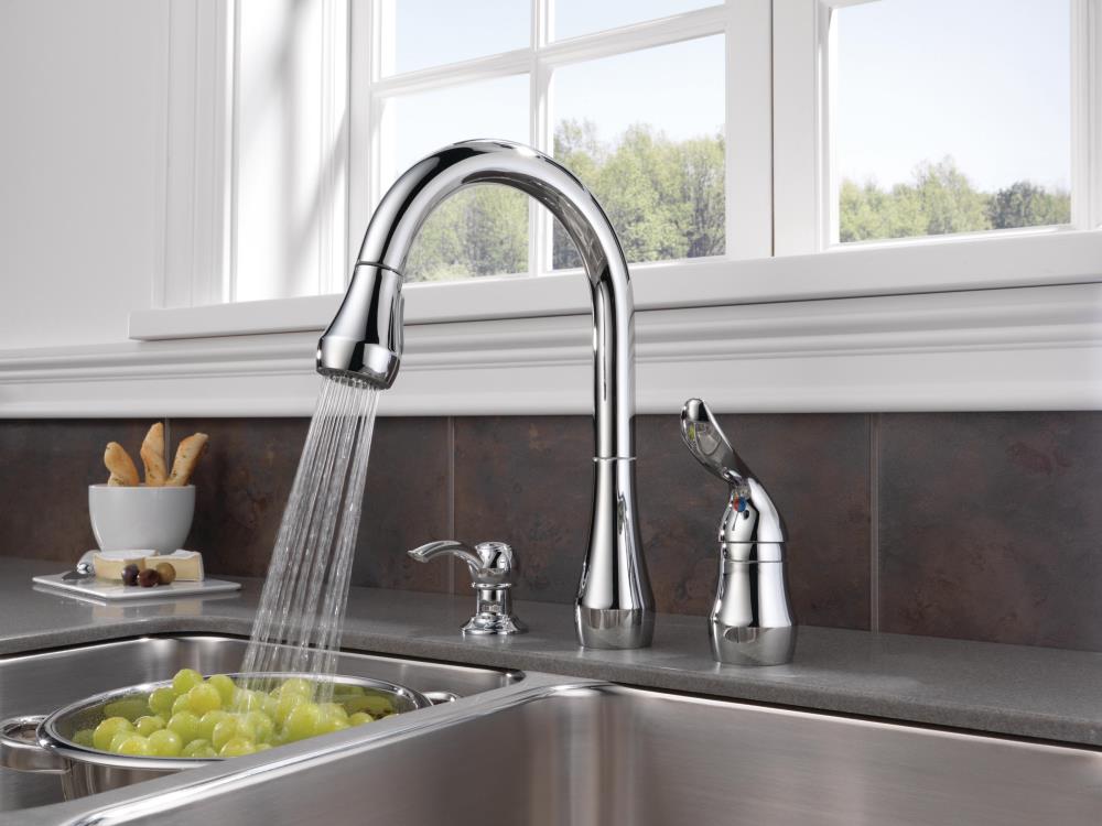 Peerless Apex Chrome Single Handle Pull Down Handle Lever Kitchen   09666498 