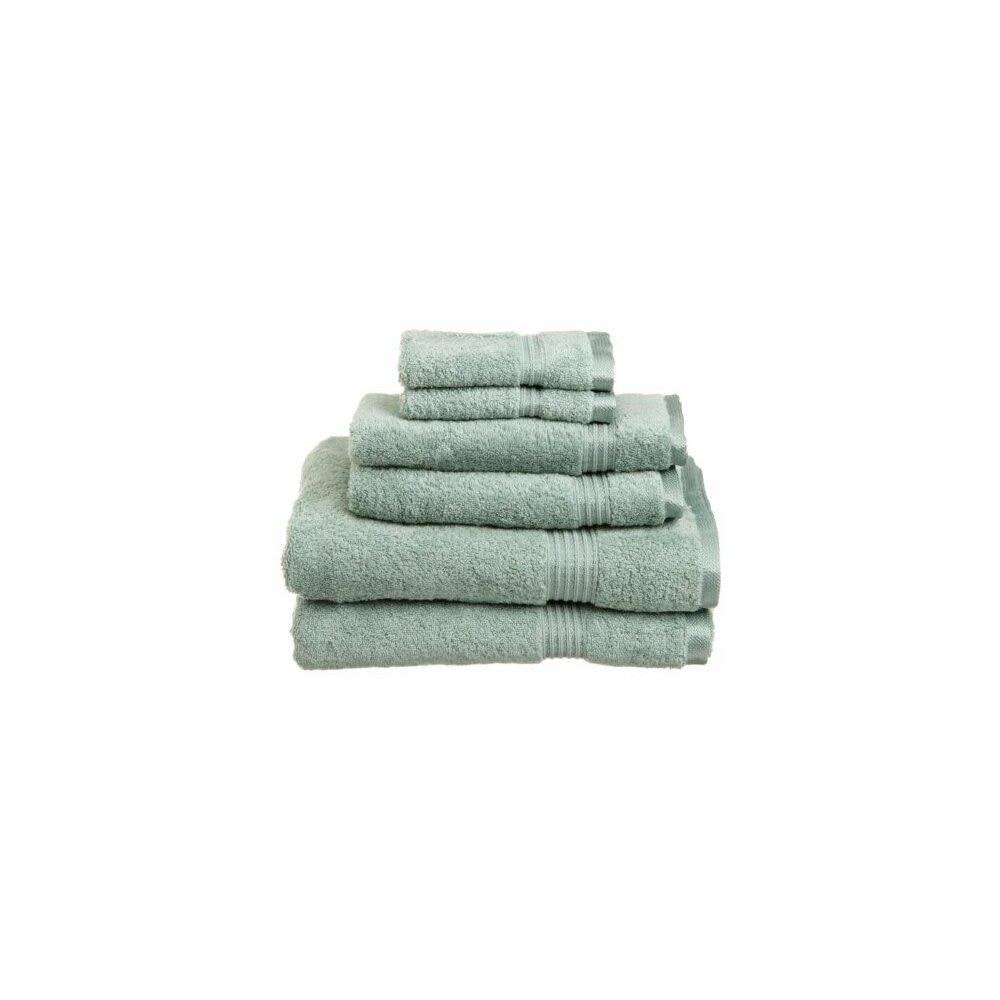 Superior Egyptian Cotton 6-Piece Towel Set, Sage