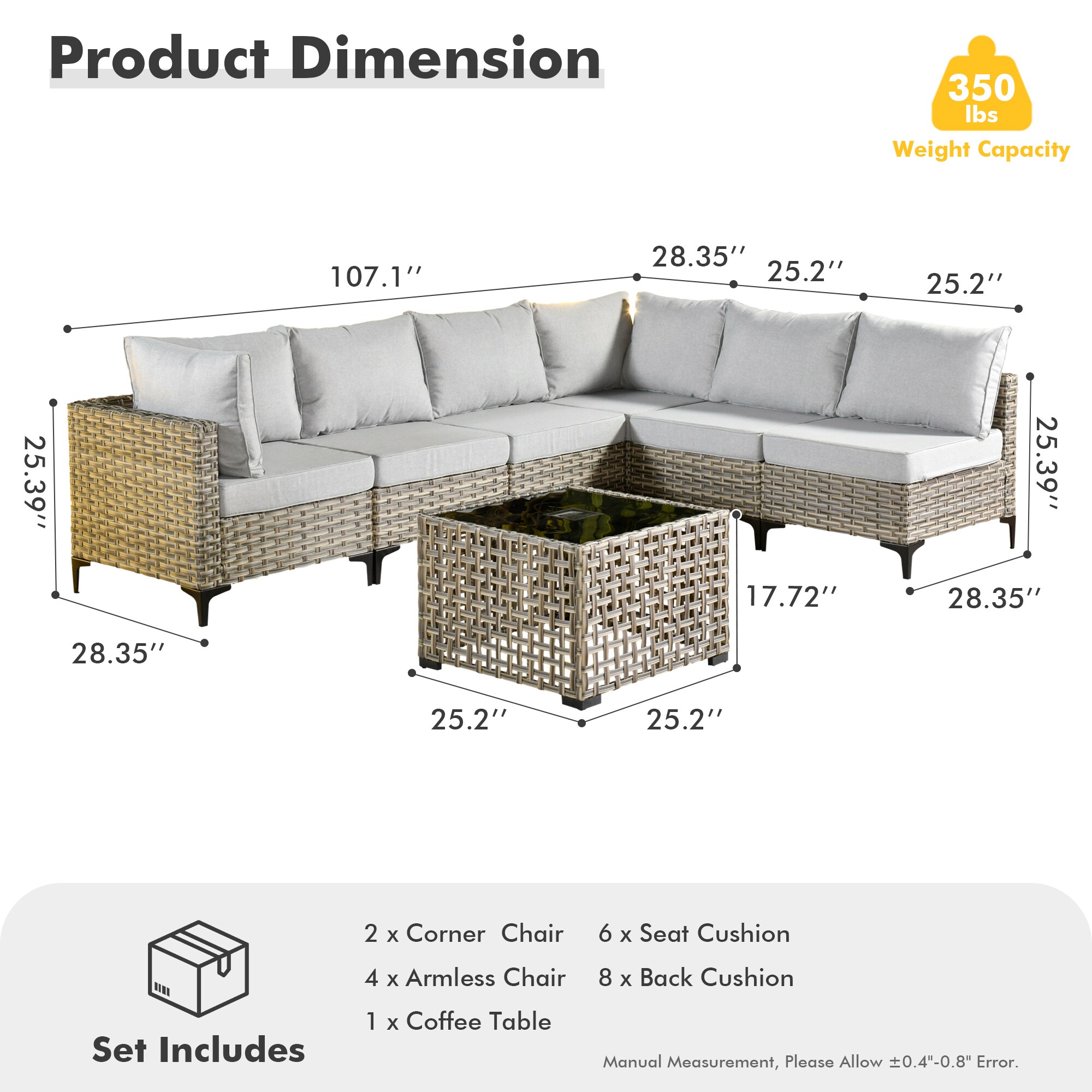Ovios SK407 Patio-Conversation-Sets - View #7