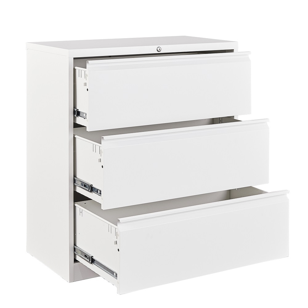 CASAINC File cabinet White 3-Drawer File Cabinet in the File Cabinets ...