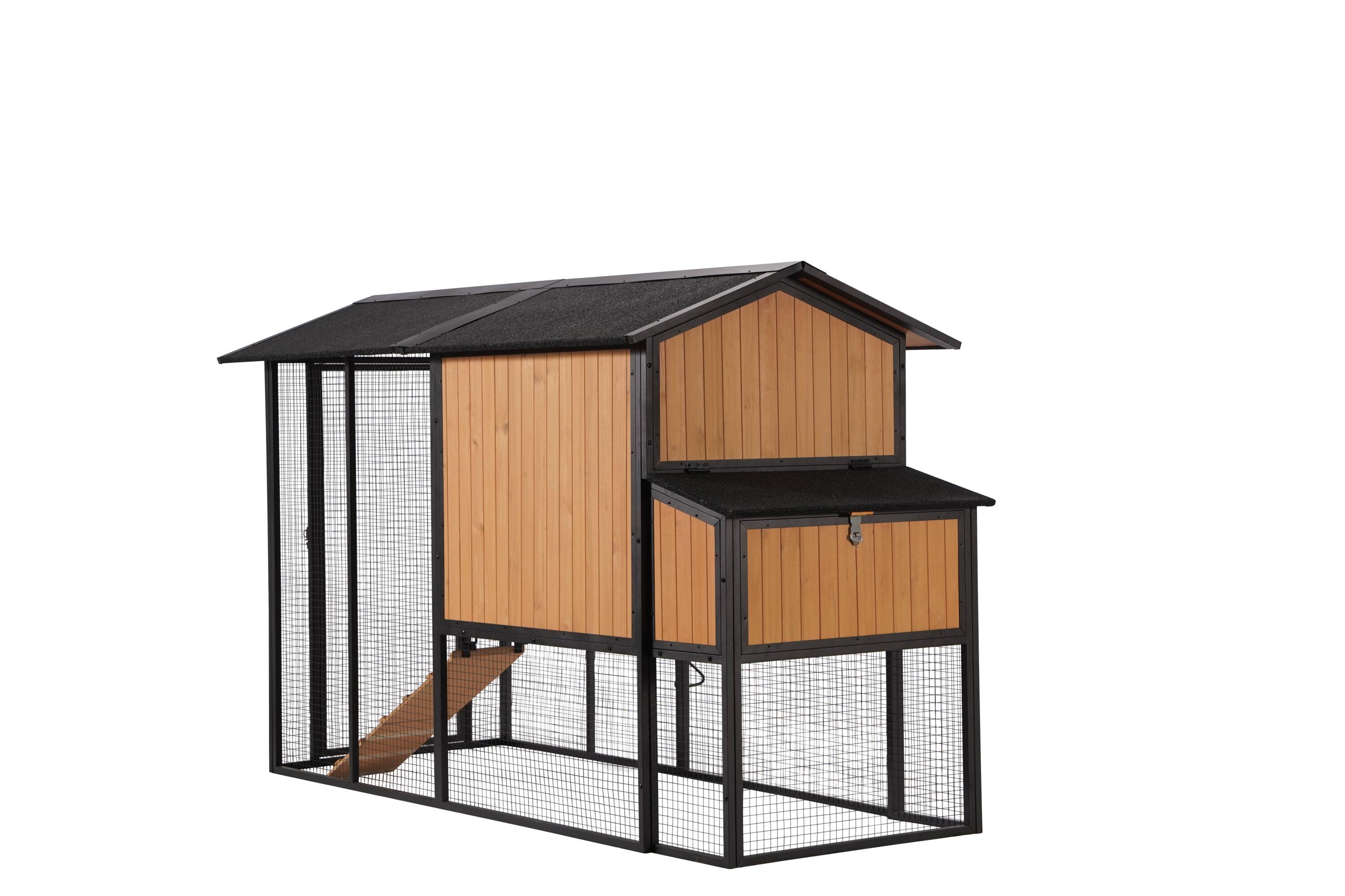 Pecking Order Brown Wood Chicken coop