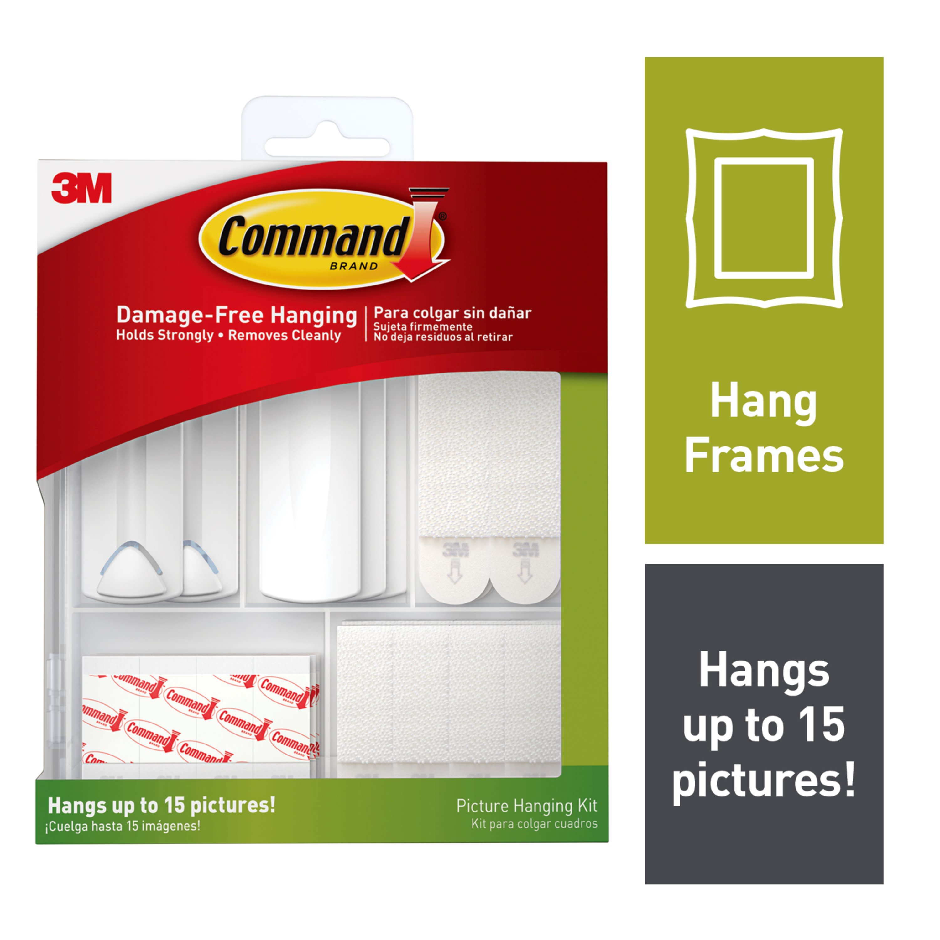 Command Picture Hanging Strips, Cabinet pk., Removable, 0.75 in. x 2.75  in., White, 4 pc., 50-Pack at Tractor Supply Co.