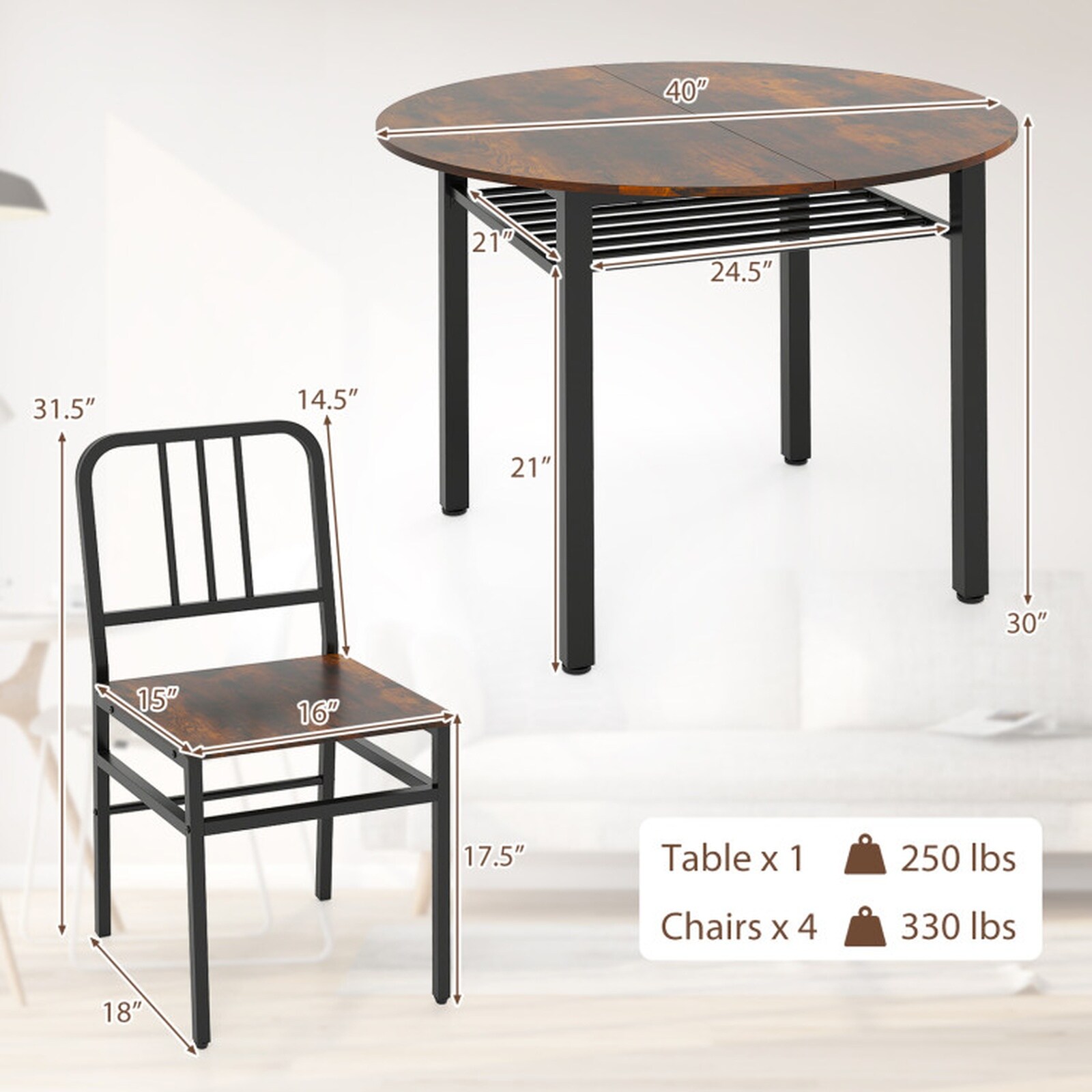 SUGIFT LW018SUGHY1347 Dining-Sets - View #3