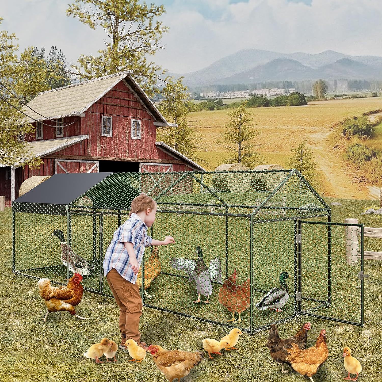 Qeetex GGL-PPG-33EVARQG Chicken-Coops-Rabbit-Hutches - View #3