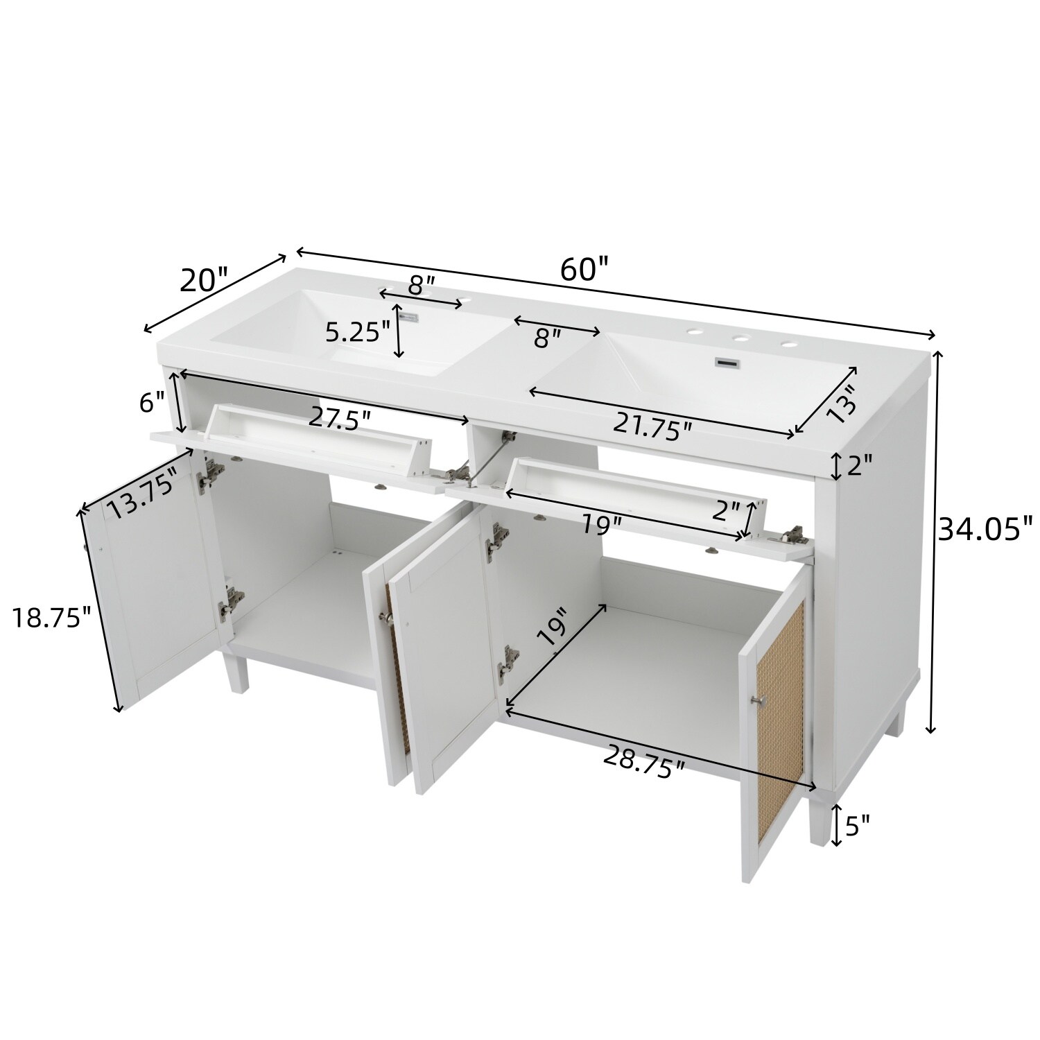 Vanityfus VF-NE-6140W Bath-Vanity-Combo - View #3