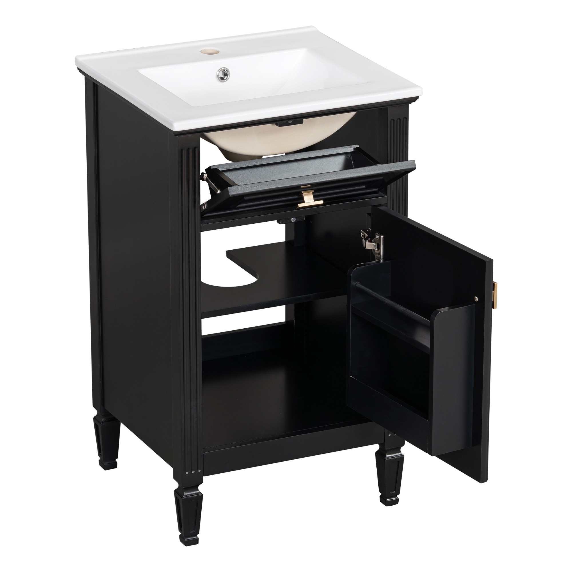 WELLFOR WA-MBF-6036 Bath-Vanity-Combo - View #4