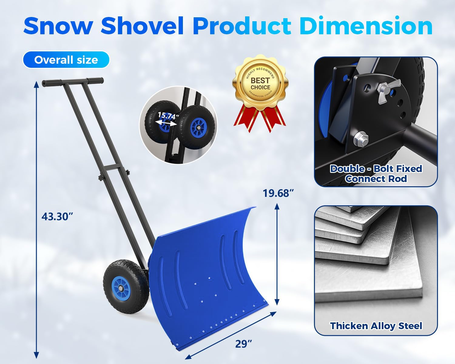 Garvee LHL-PPG-346AUH5S Snow-Shovels - View #8