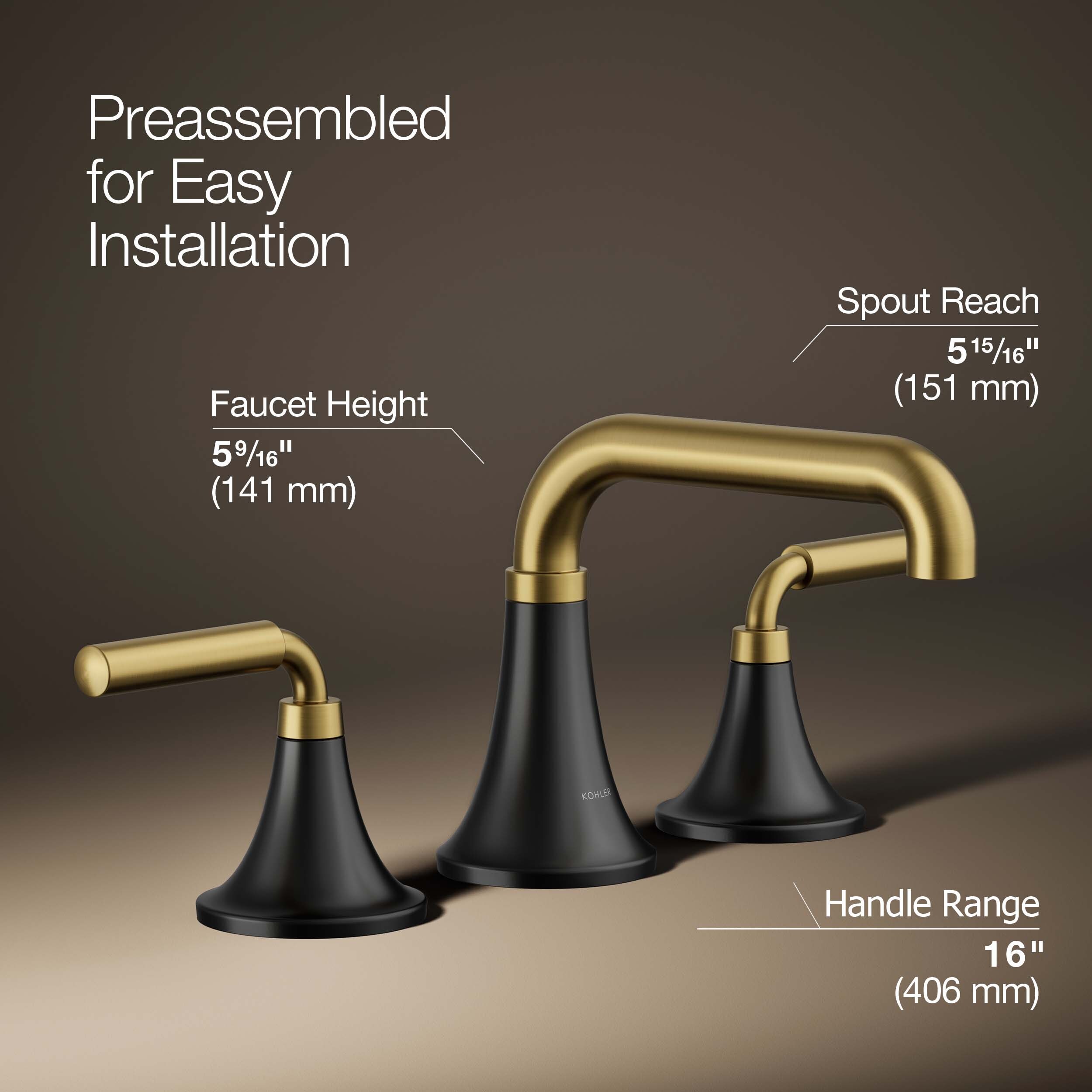 KOHLER 27416-4-BMB Lavatory-Faucets - View #4