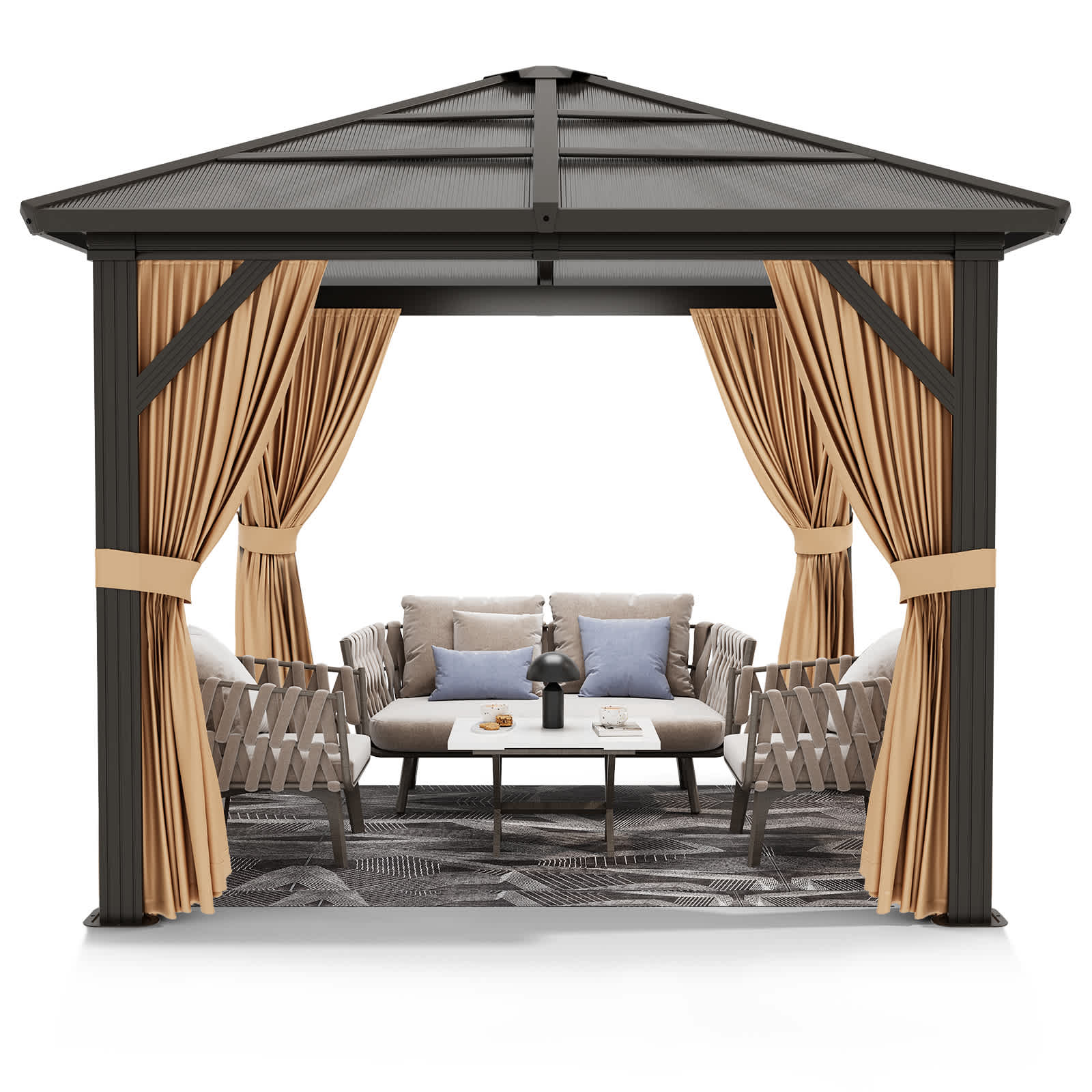 Qeetex SQY-POU-3ALYDCJE Wood-Resin-Gazebos - View #2