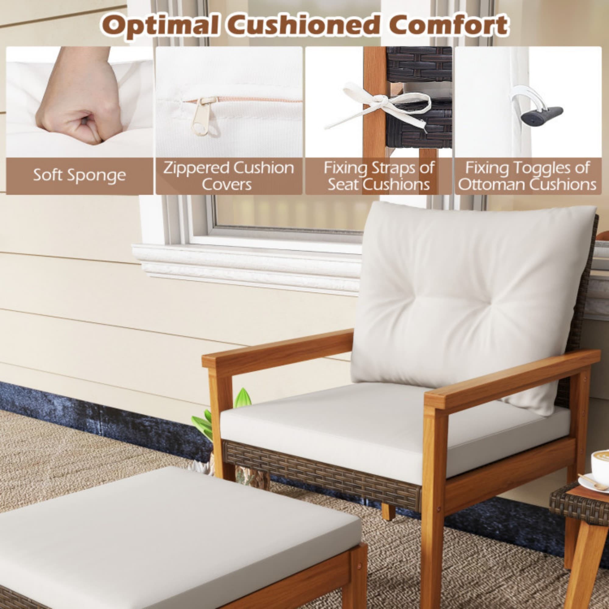 Clihome CL-HW71498GR Patio-Conversation-Sets - View #6
