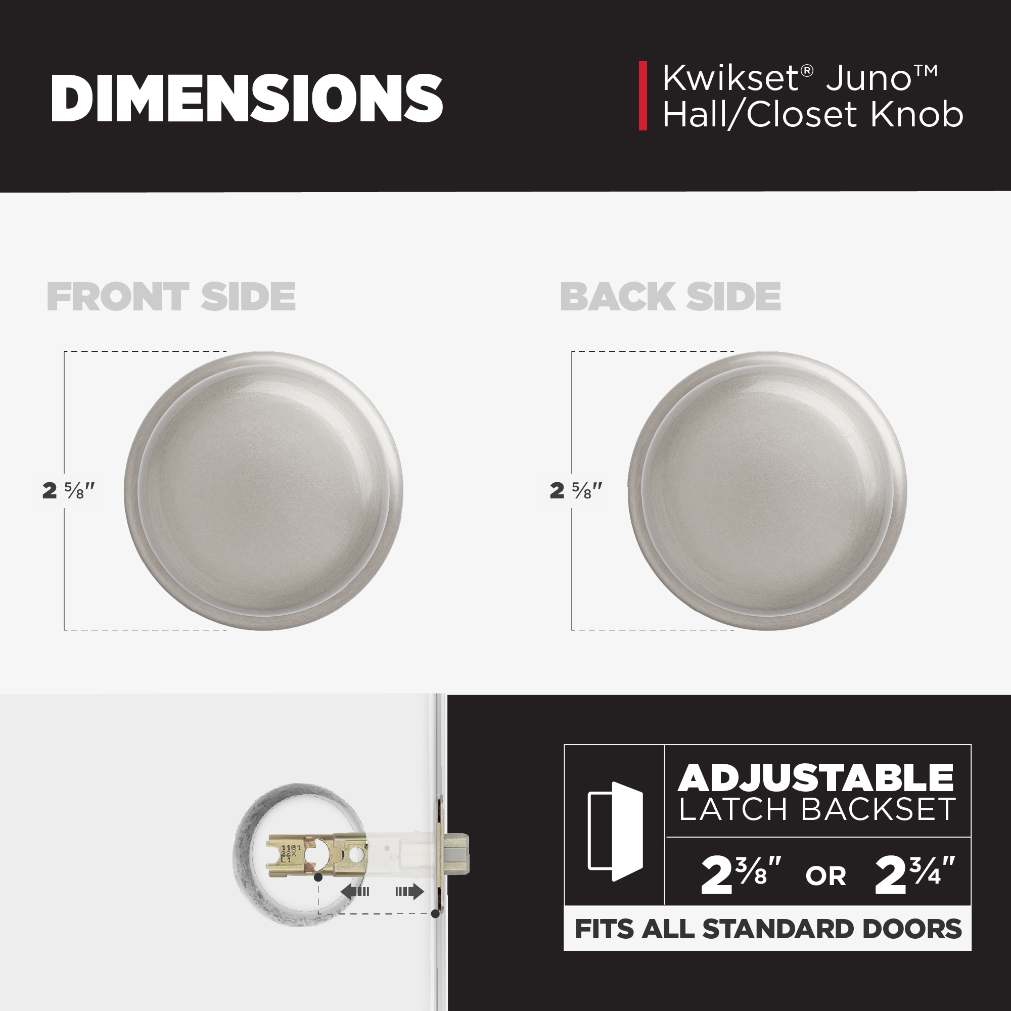 Kwikset Signature Series 720J 15 CP Door-Knobs - View #8