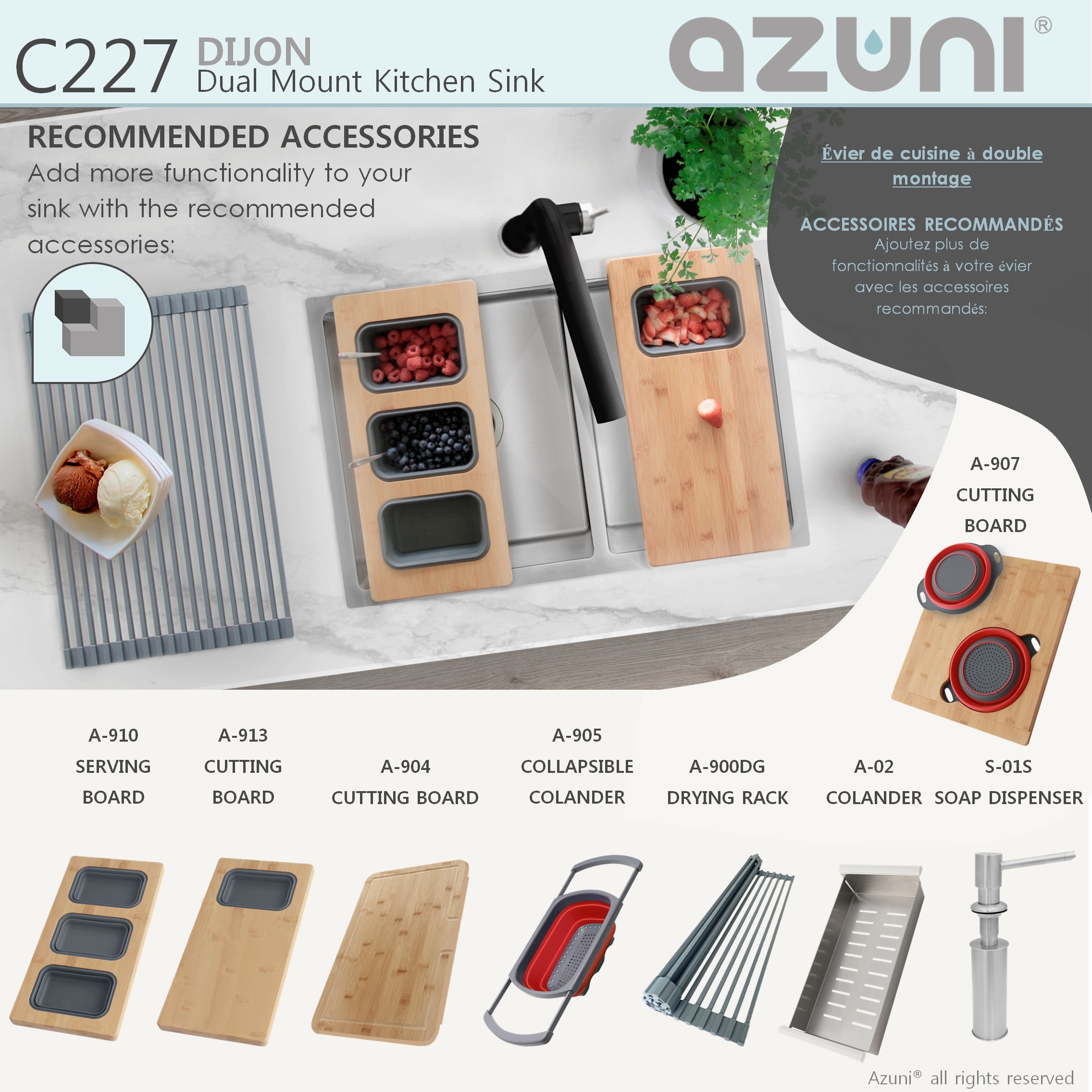 Azuni C227 Kitchen-Sinks - View #13