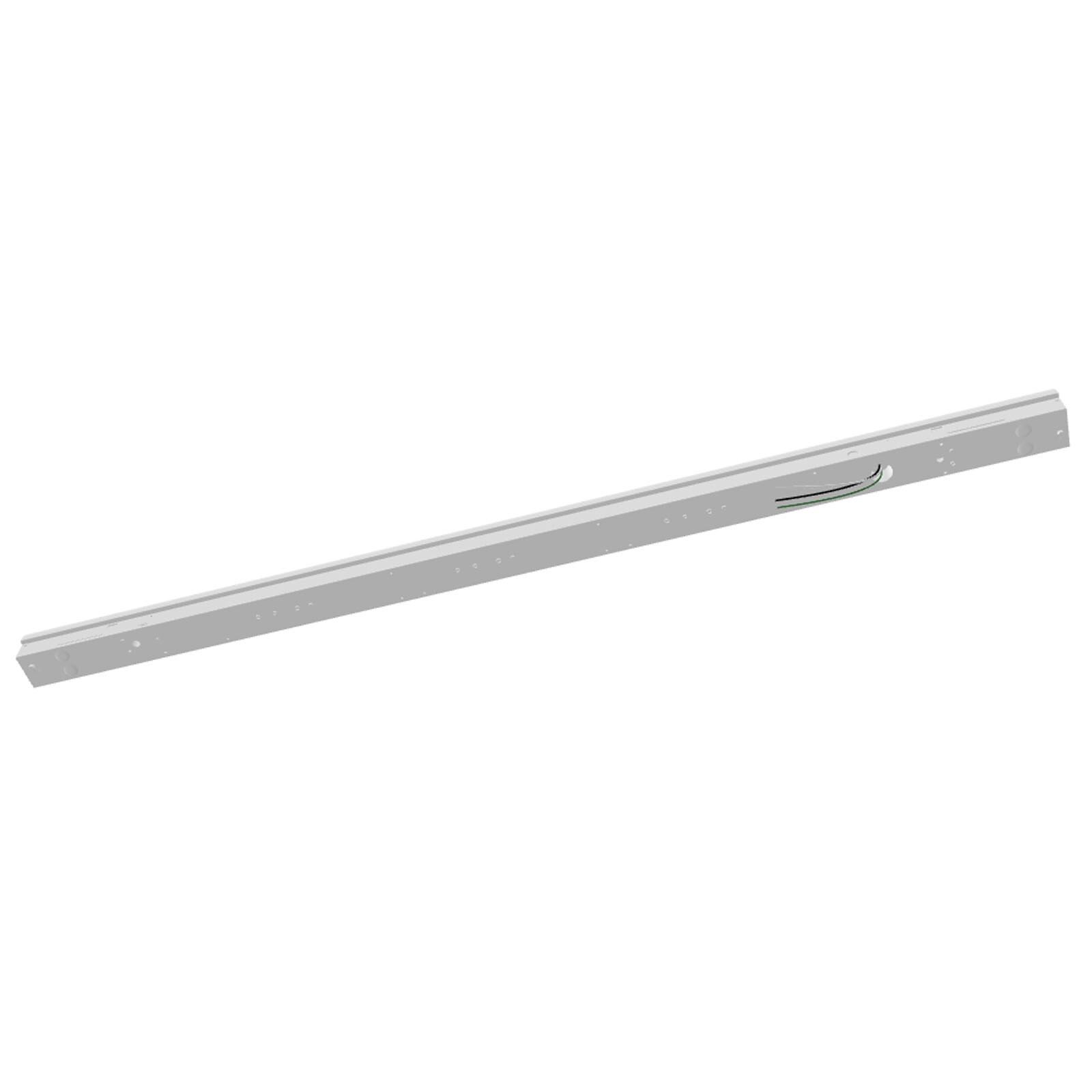 Adjustable 4FT LED Strip Light Fixture with Glass Cover