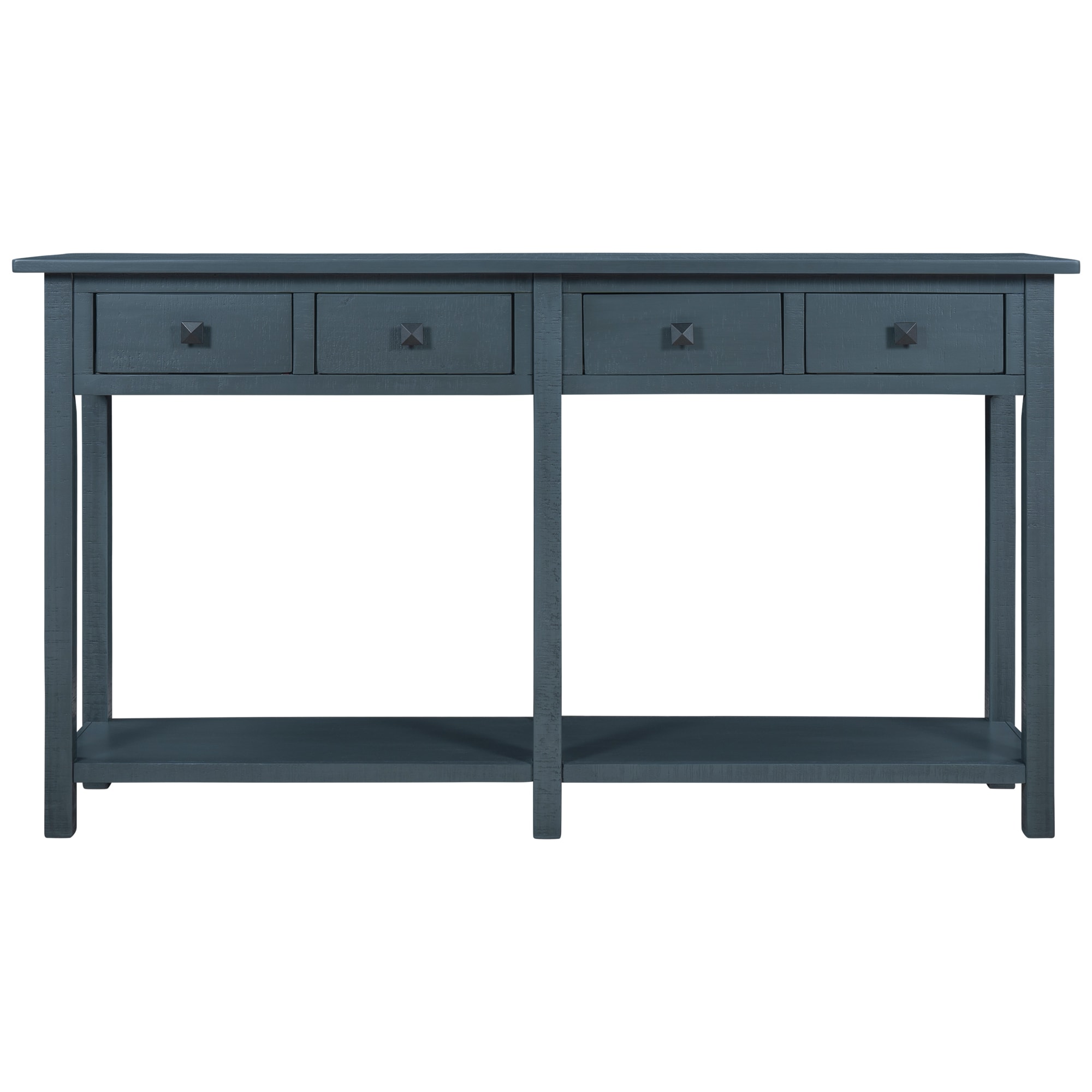 AHIOU HOME Rustic Antique Navy Console Table in the Console Tables ...