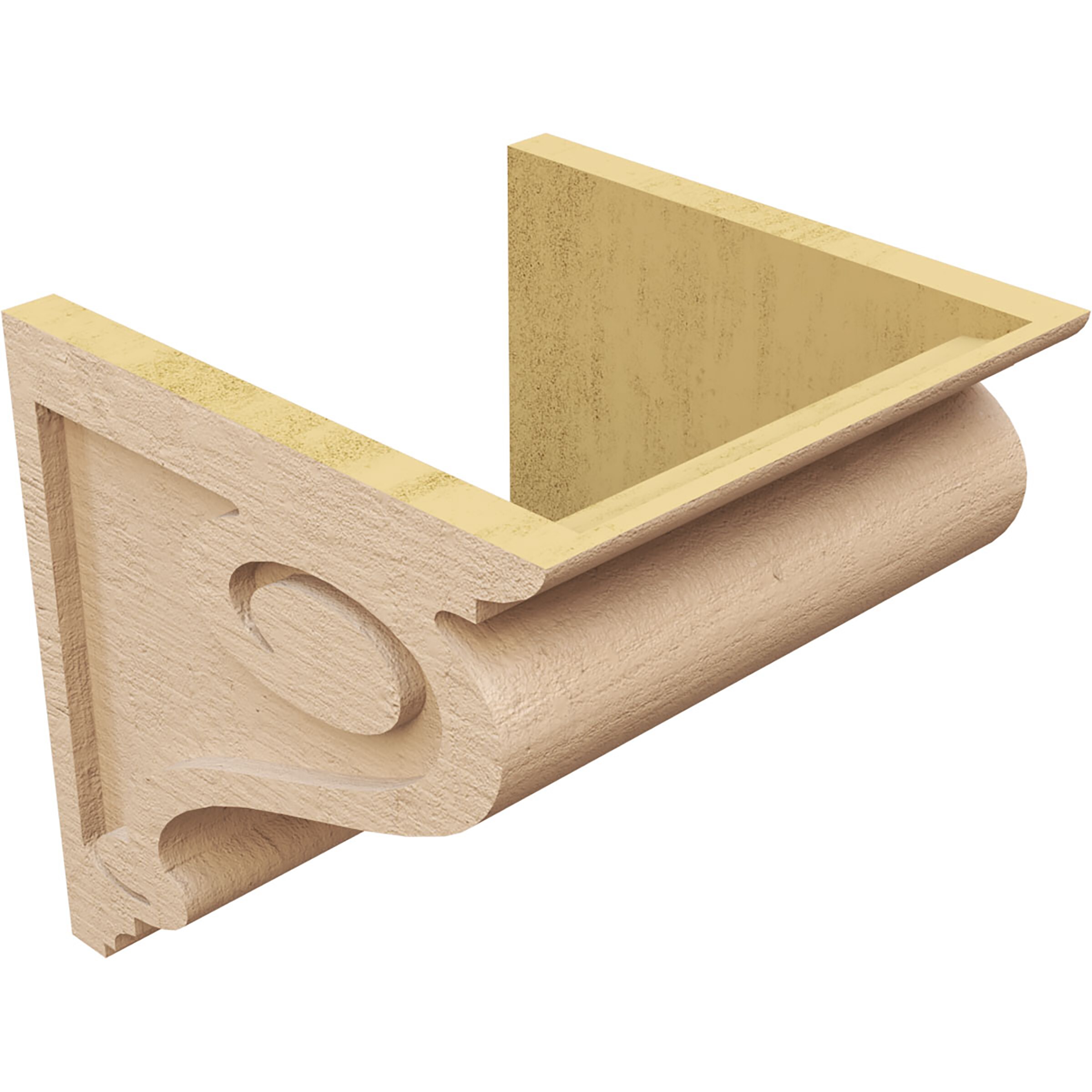 Ekena Millwork CORU12X12X12SCRRCPR corbels - View #5