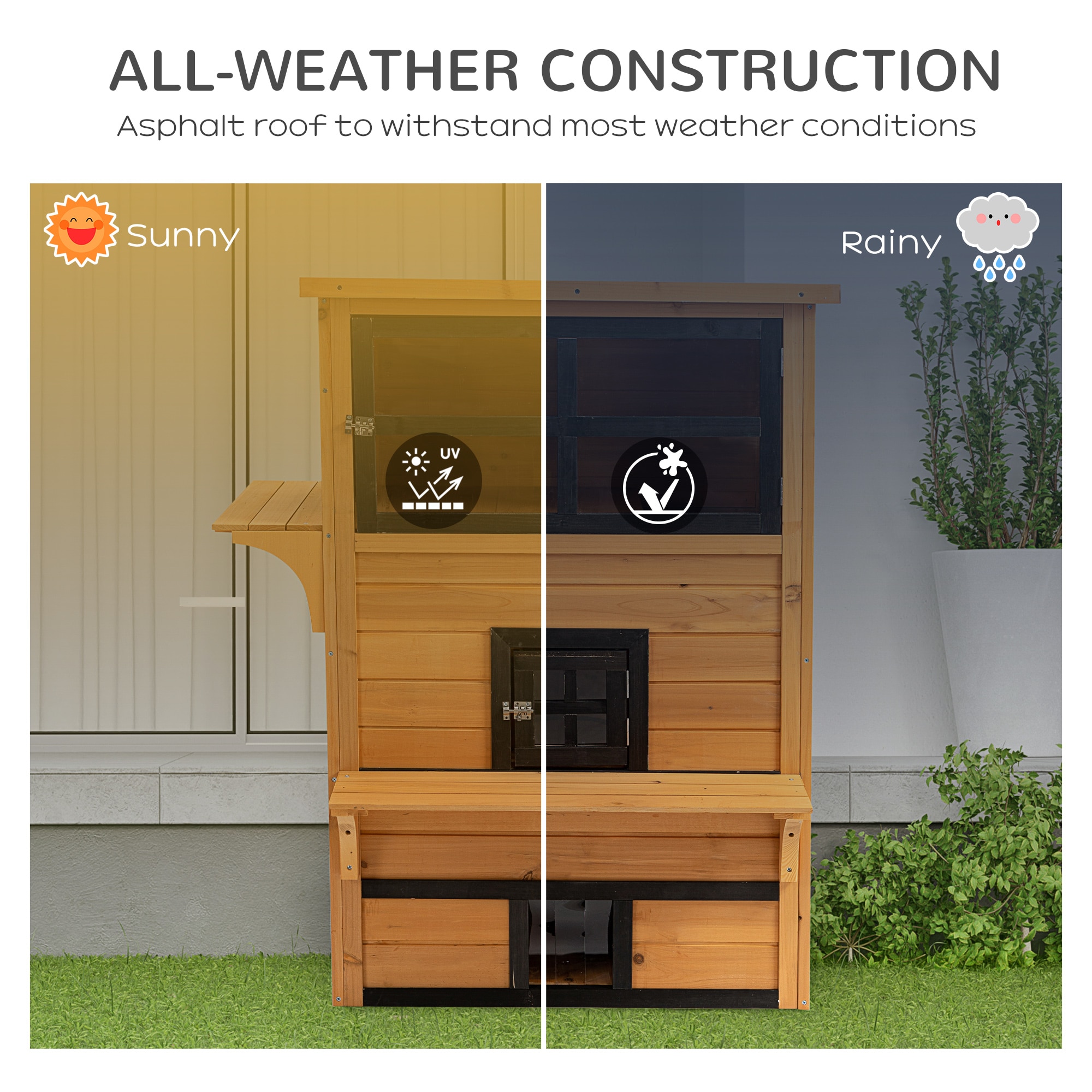 PawHut D30-505YL Dog-Houses - View #9